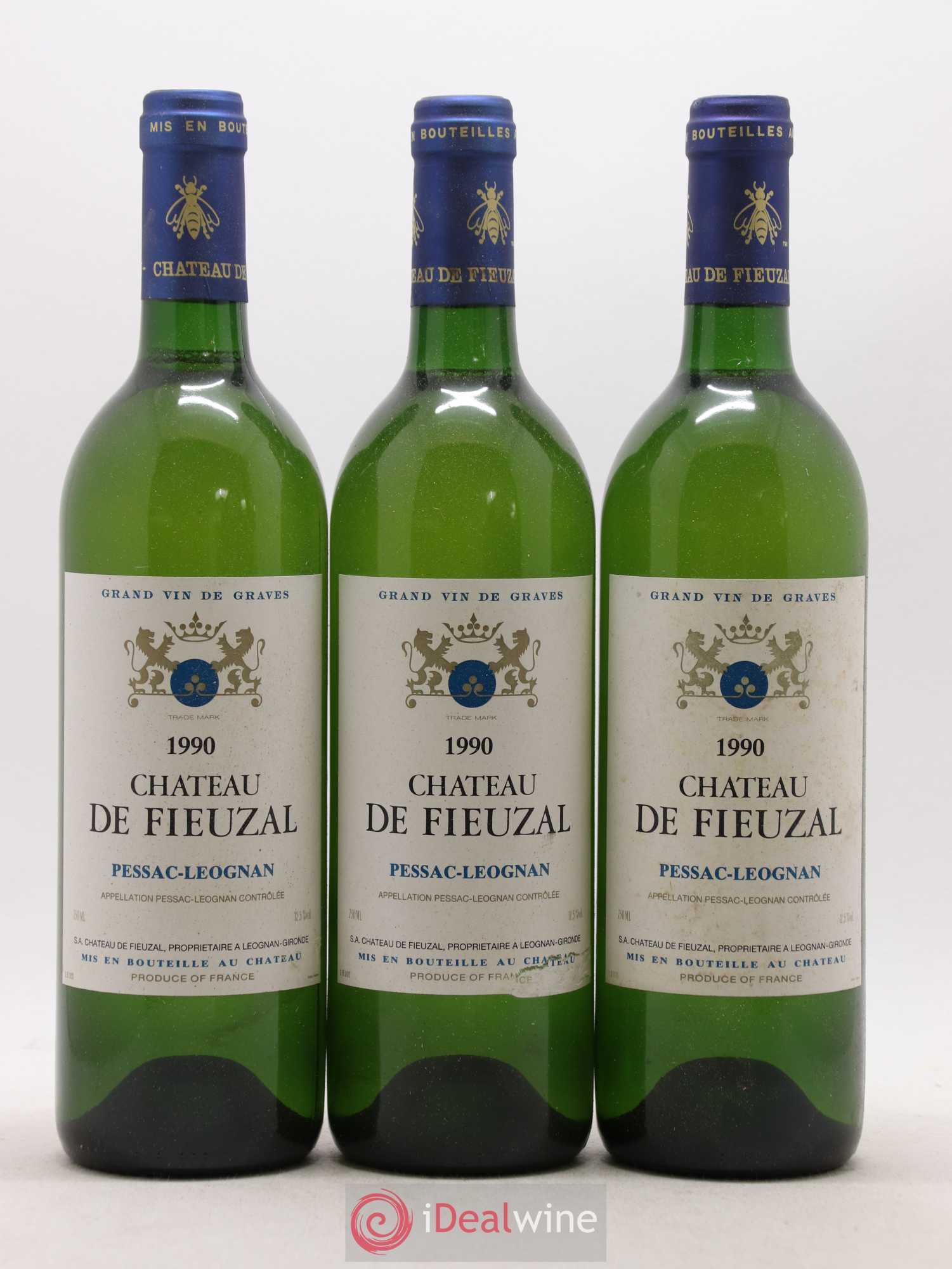 Château de Fieuzal 1990 - Lot de 6 bouteilles - 2
