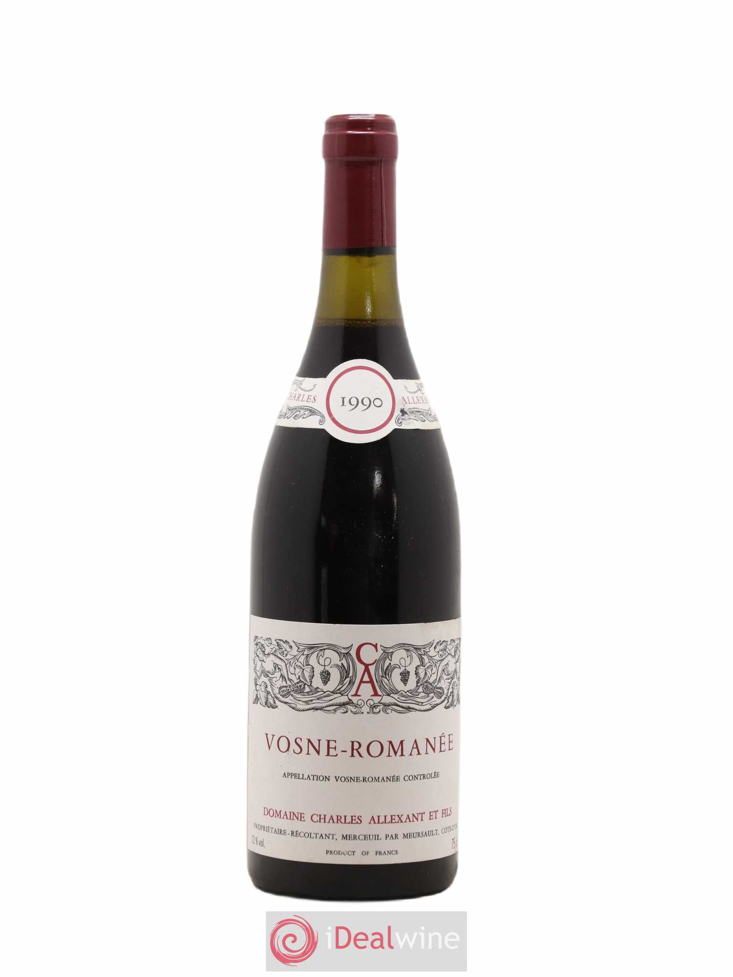 Vosne-Romanée Domaine Charles Allexant et fils 1990 - Posten von 1 Flasche - 0