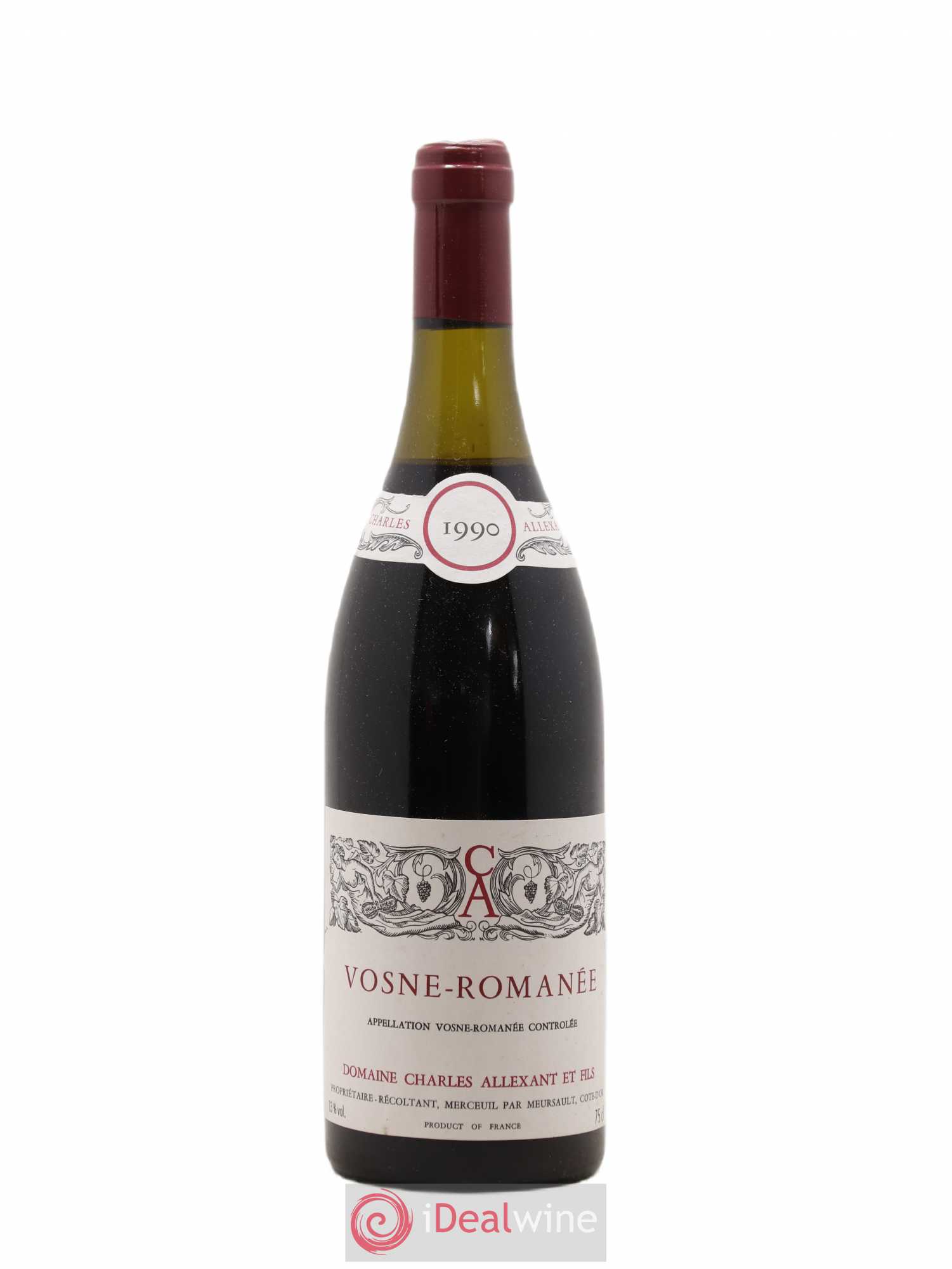 Vosne-Romanée Domaine Charles Allexant et fils 1990 - Posten von 1 Flasche - 0