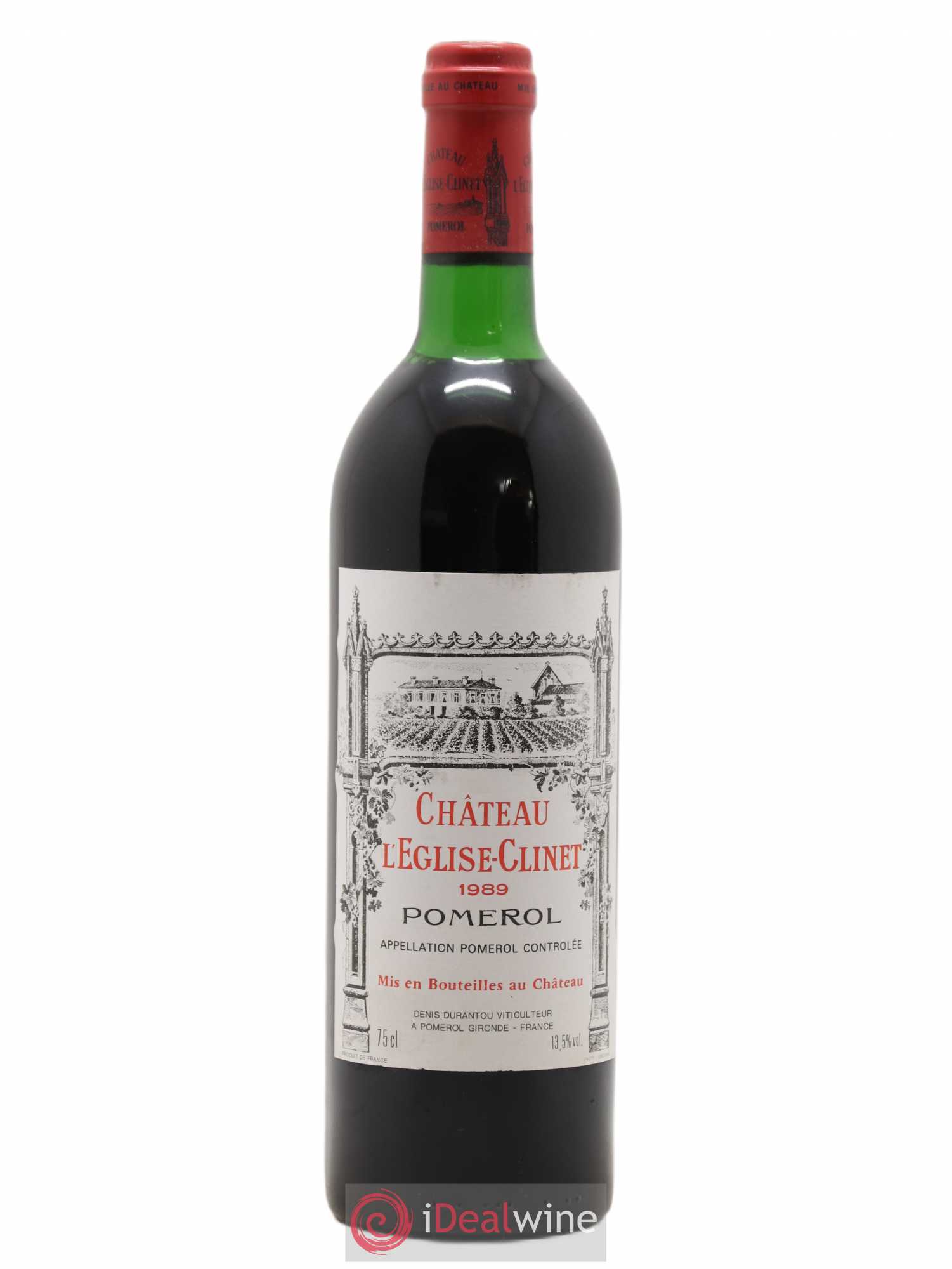 Château l' Église Clinet 1989 - Lot de 1 bouteille - 0