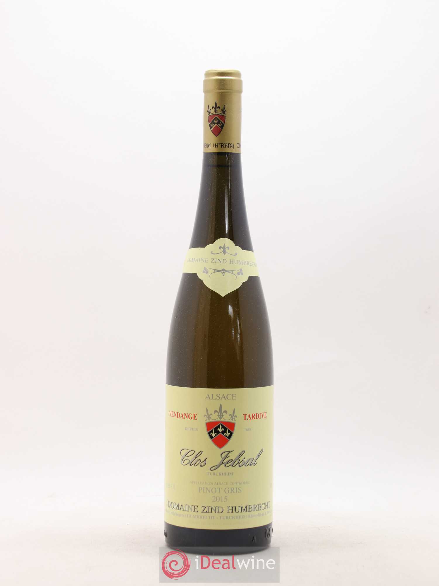 Alsace Pinot Gris Clos Jebsal Vendanges Tardives Zind-Humbrecht (Domaine) 2015 - Lotto di 1 bottiglia - 1
