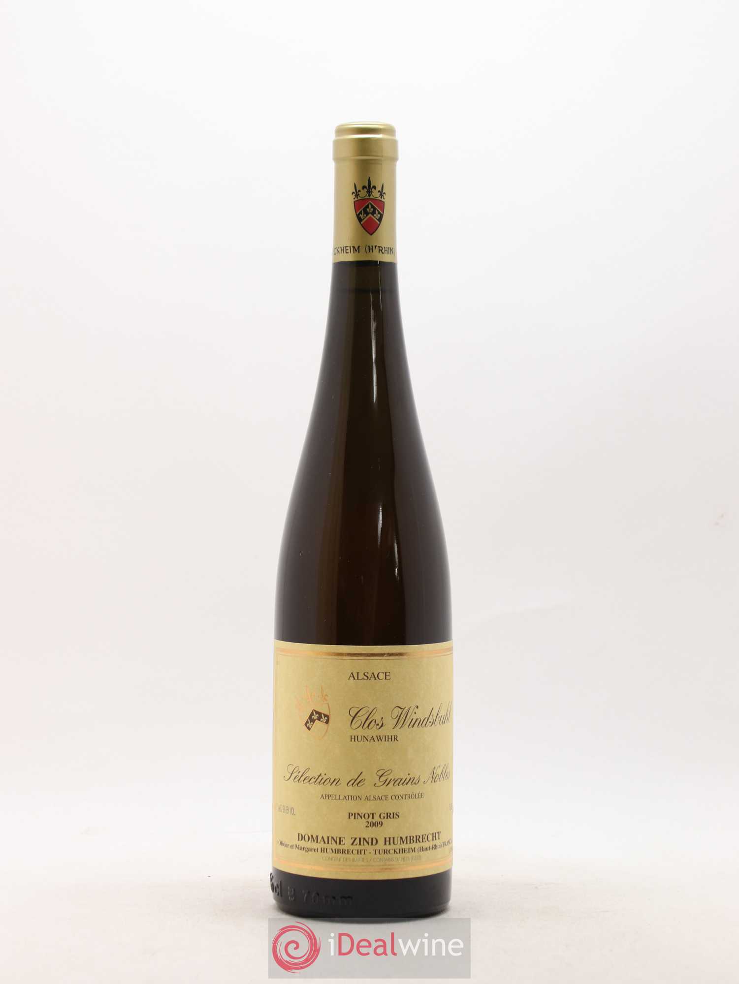 Alsace Pinot Gris Clos Windsbuhl Séléction de Grains Nobles Zind-Humbrecht (Domaine) 2009 - Lotto di 1 bottiglia - 1
