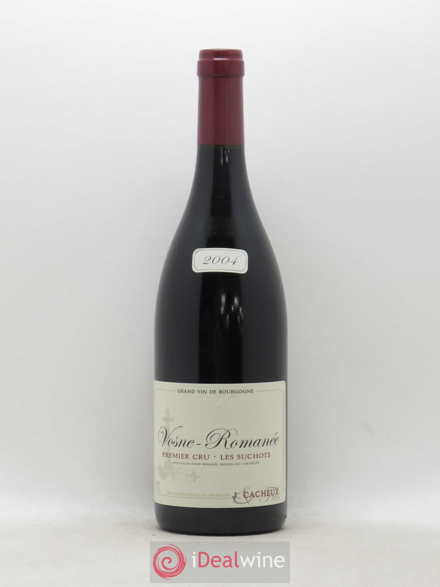 Vosne-Romanée 1er Cru Les Suchots J Cacheux 2004 - Lot de 1 bouteille - 0