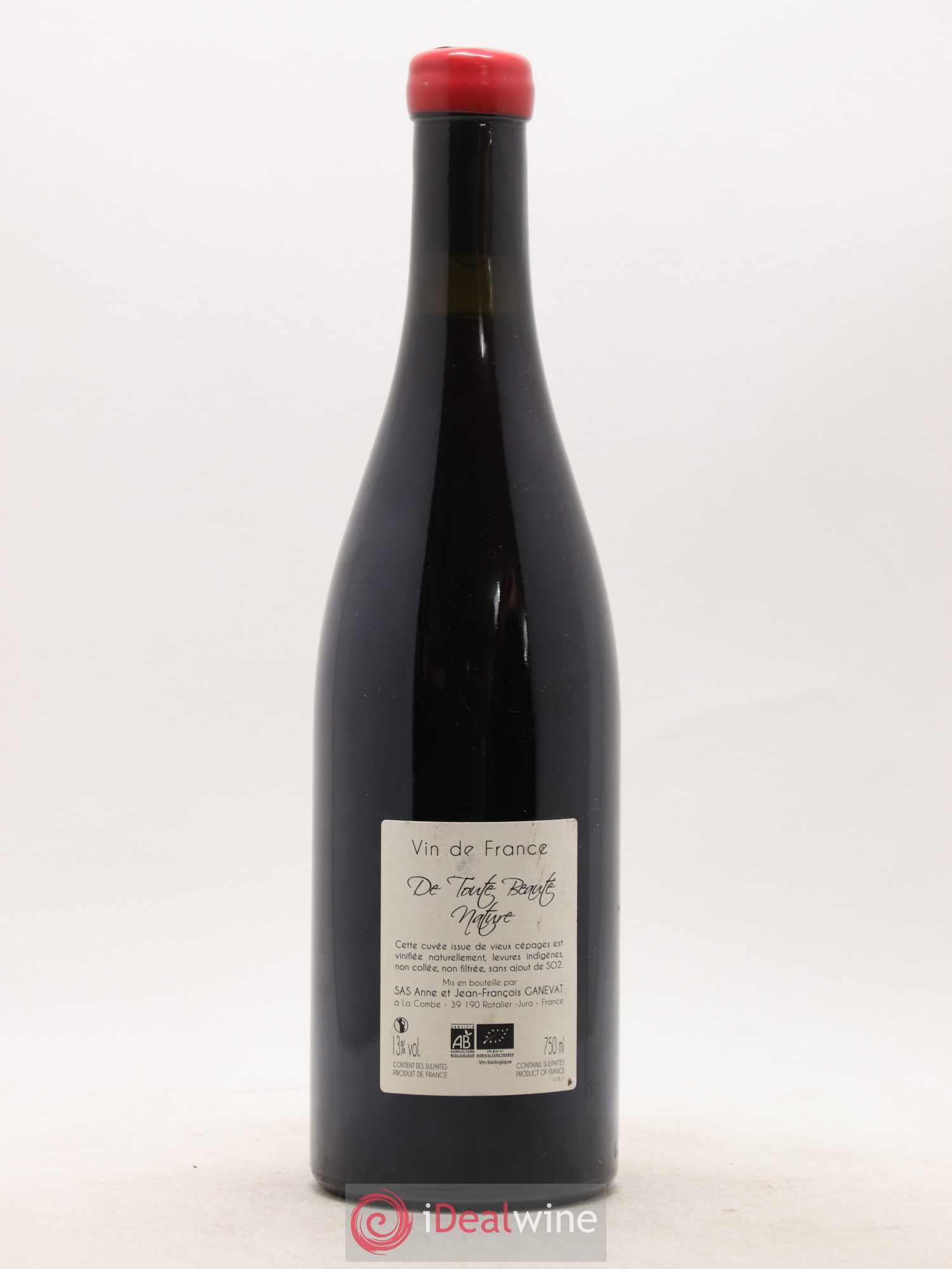 Vin de France De Toute Beauté Ganevat (Domaine) 2015 - Lot de 1 bouteille - 1