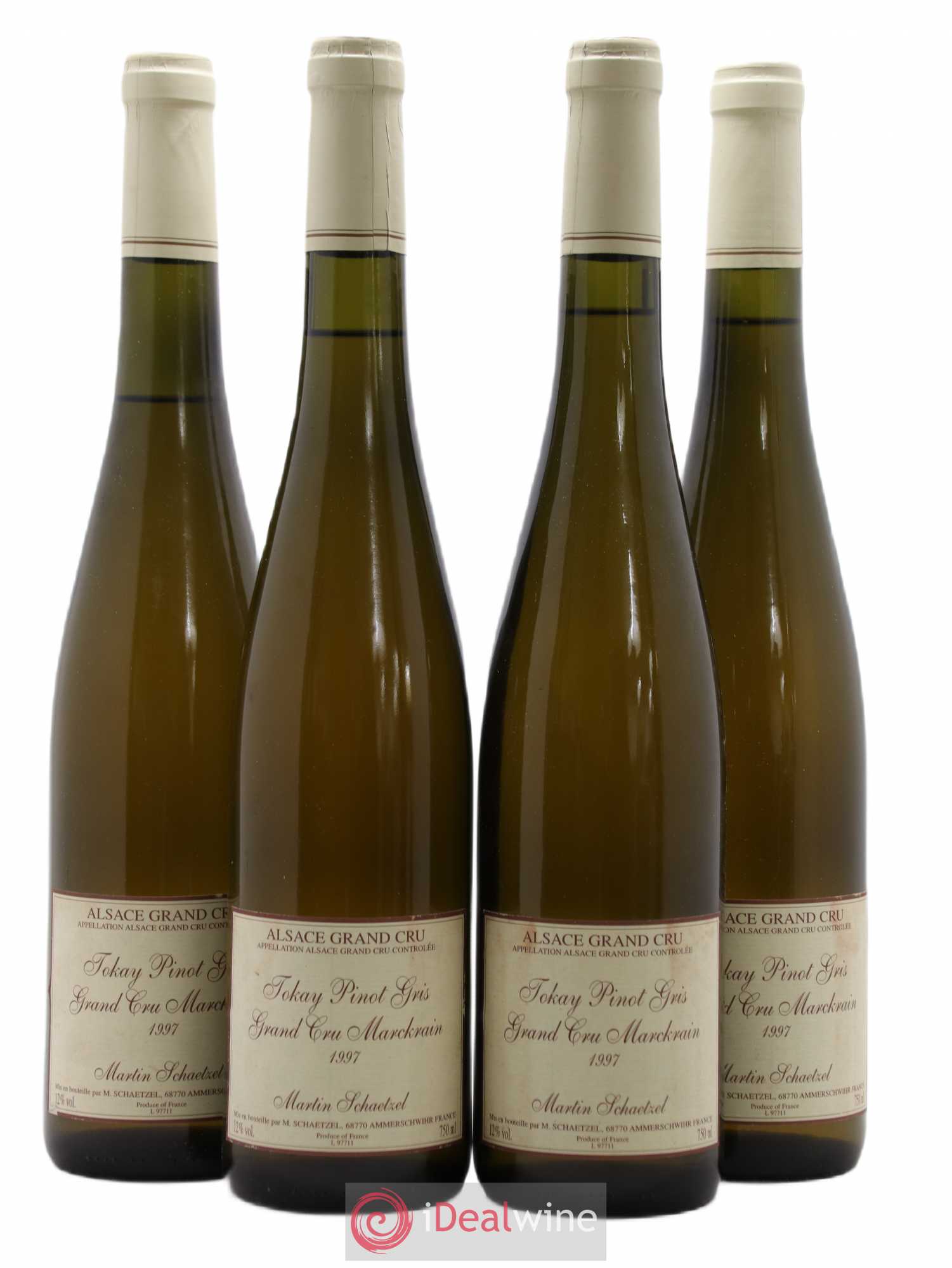 Pinot Gris Grand Cru Marckrain Martin Achaetzel 1997 - Posten von 4 Flaschen - 0