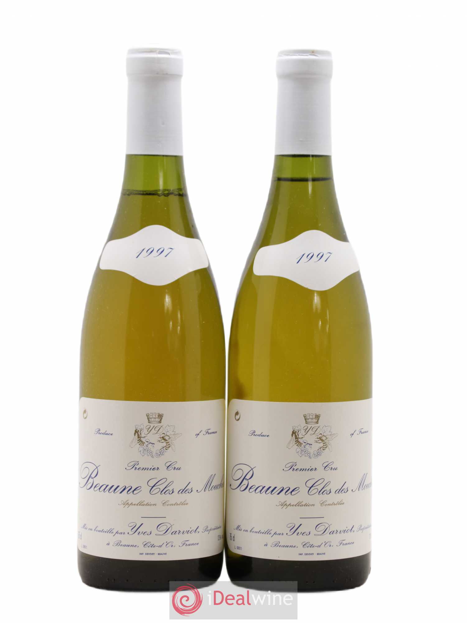 Beaune 1er Cru Clos des Mouches Yves Darviot 1997 - Posten von 2 Flaschen - 0