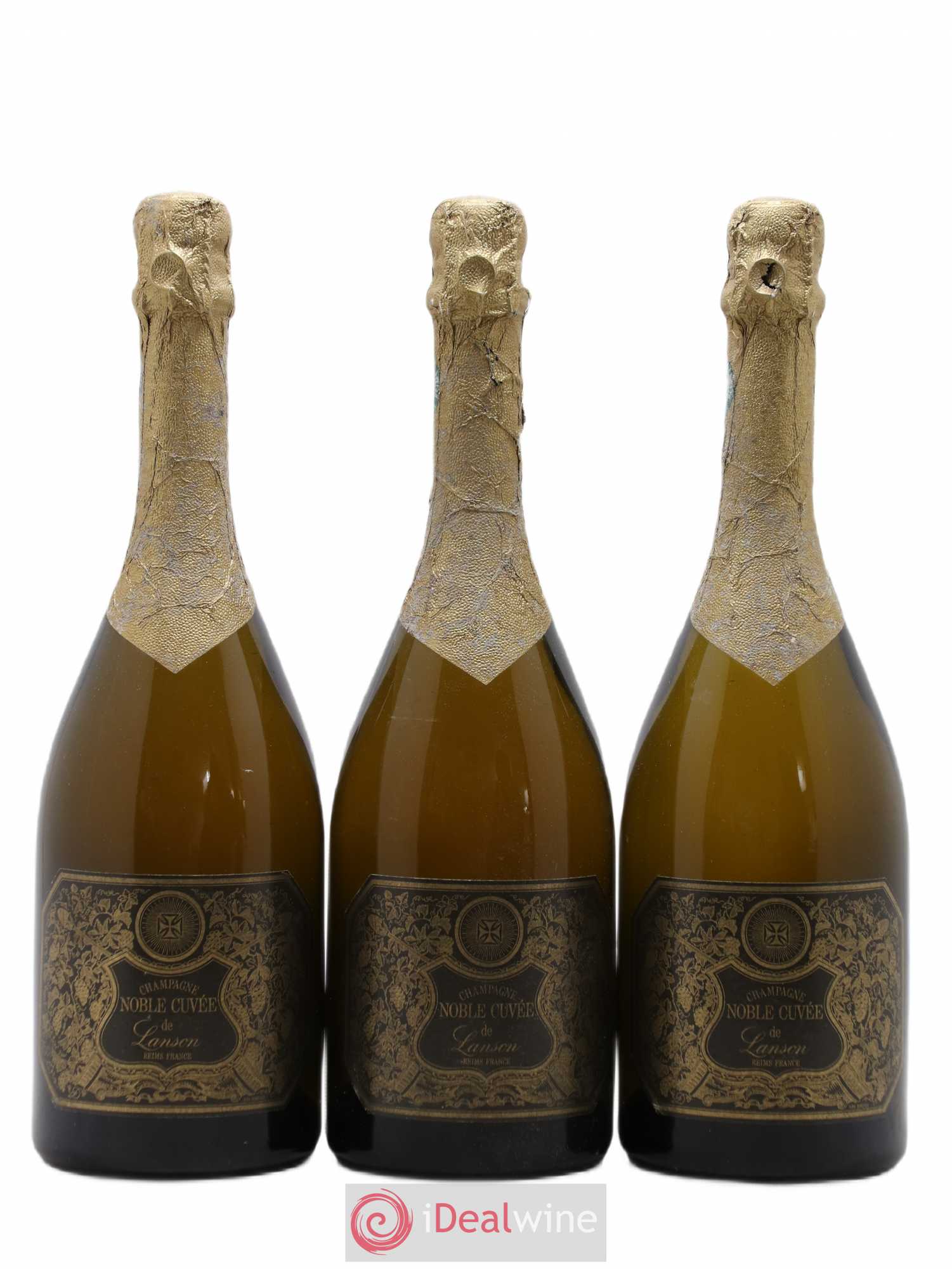 Noble Cuvée Brut Blanc de Blancs Lanson - Lot de 3 bouteilles - 0