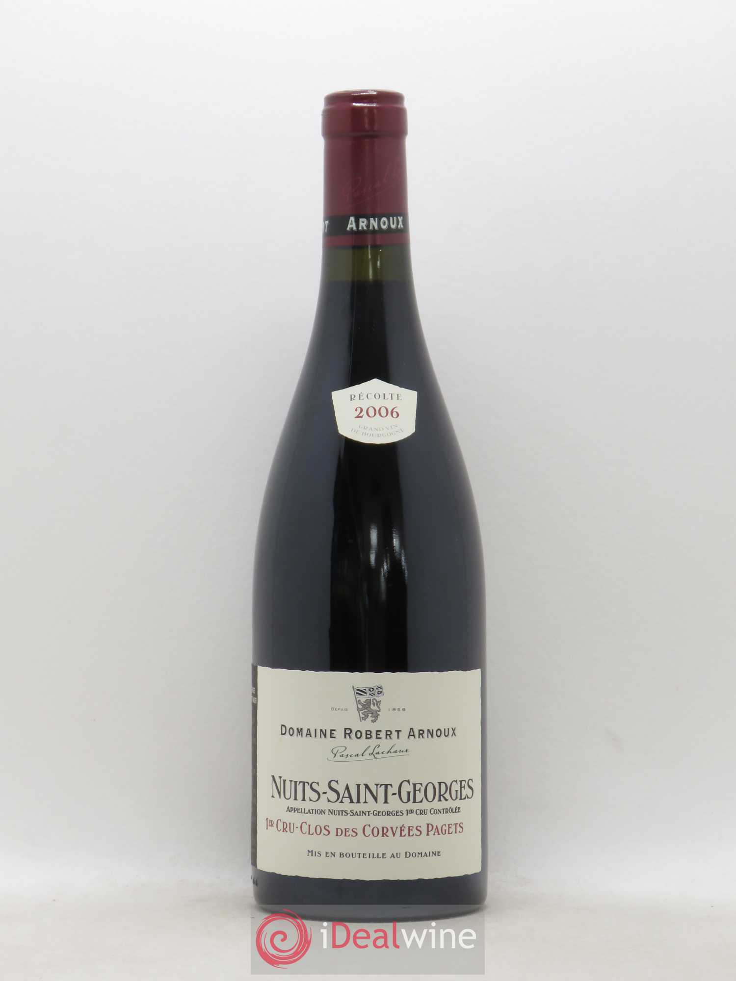 Nuits-Saint-Georges 1er Cru Clos des Corvées Pagets Arnoux-Lachaux (Domaine) 2006 - Lot de 1 bouteille - 0