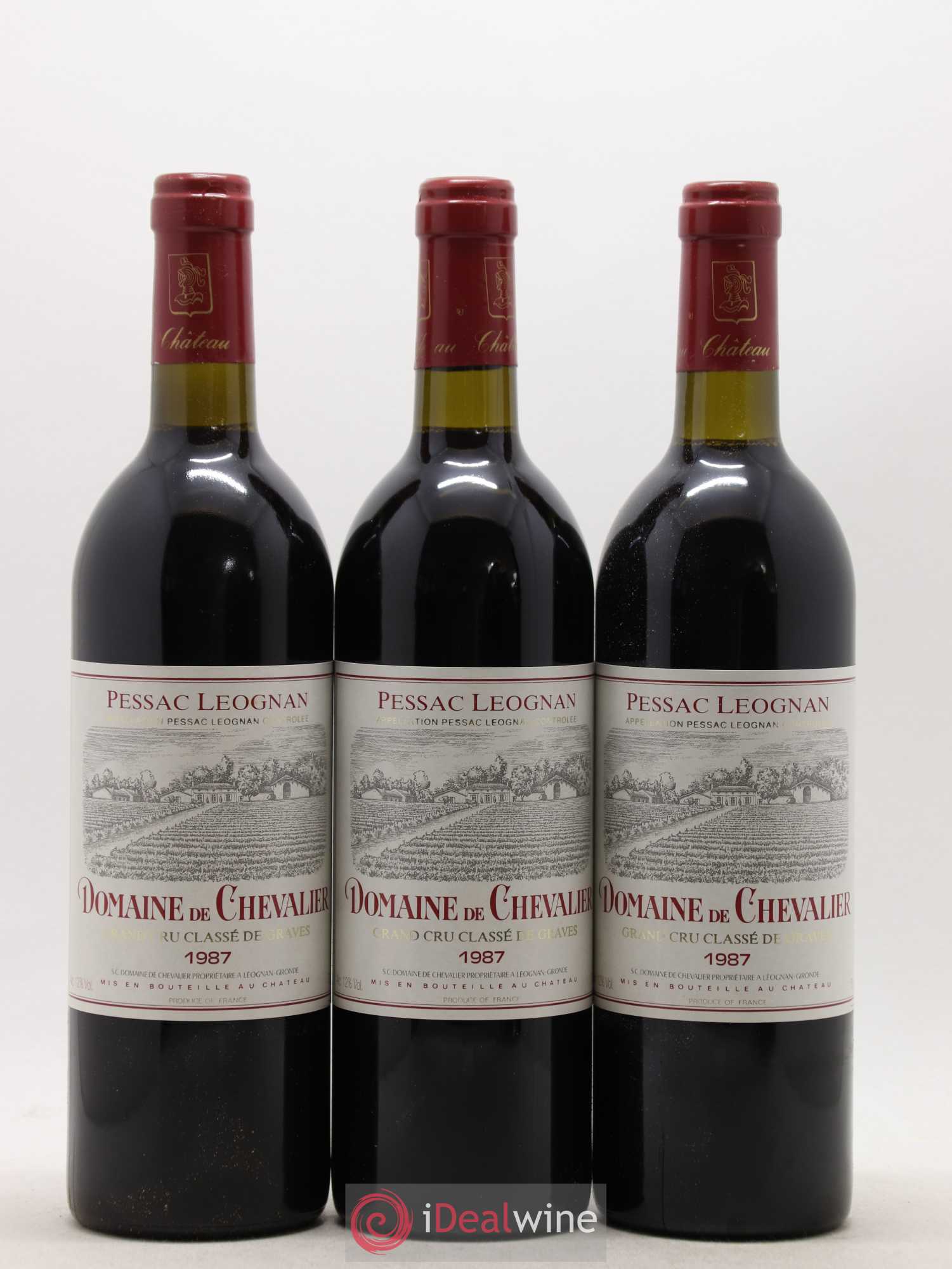 Domaine de Chevalier Cru Classé de Graves 1987 - Lot de 6 bouteilles - 2