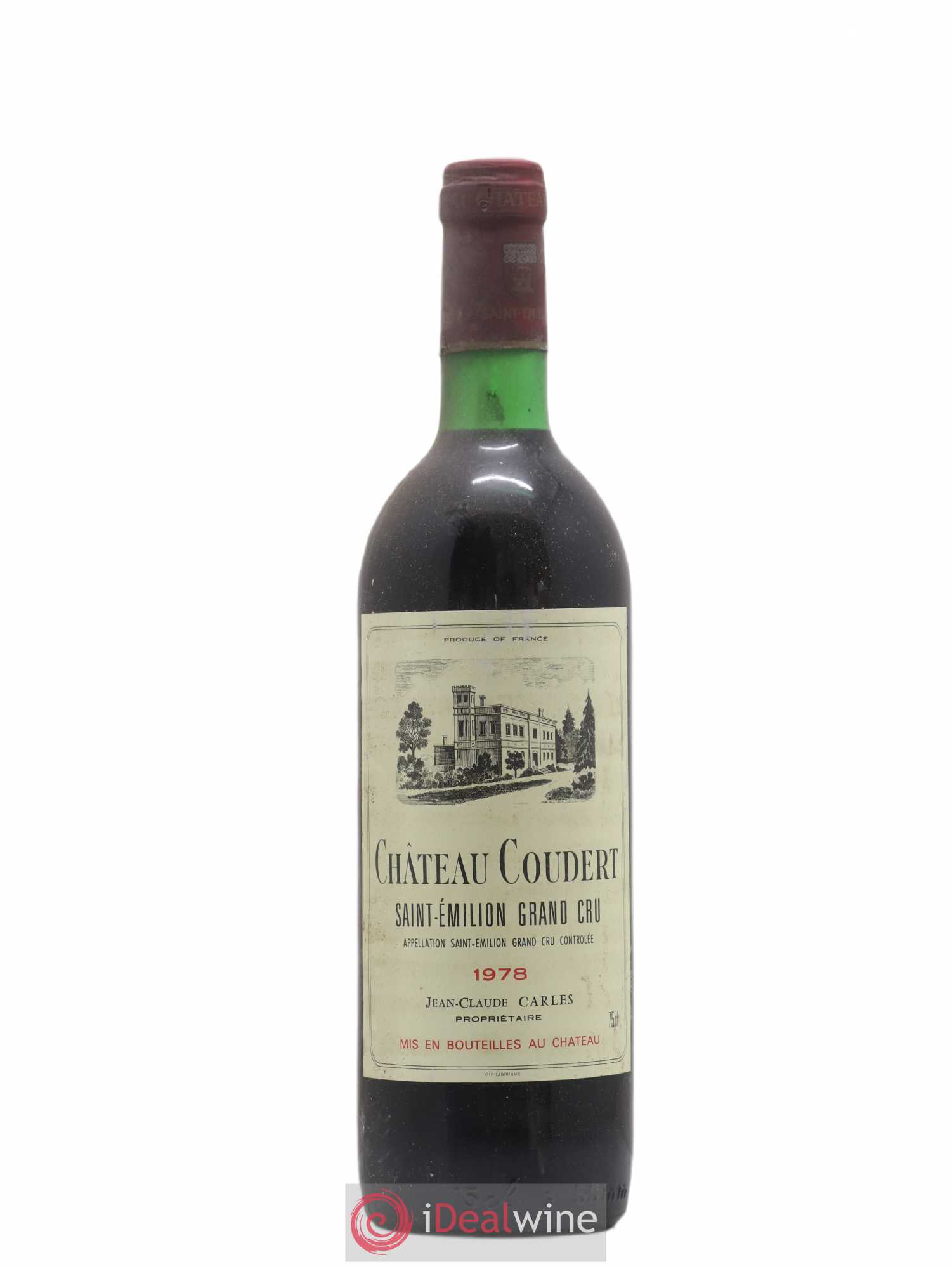Saint-Émilion Grand Cru Château Coudert 1978 - Lot de 1 bouteille - 0