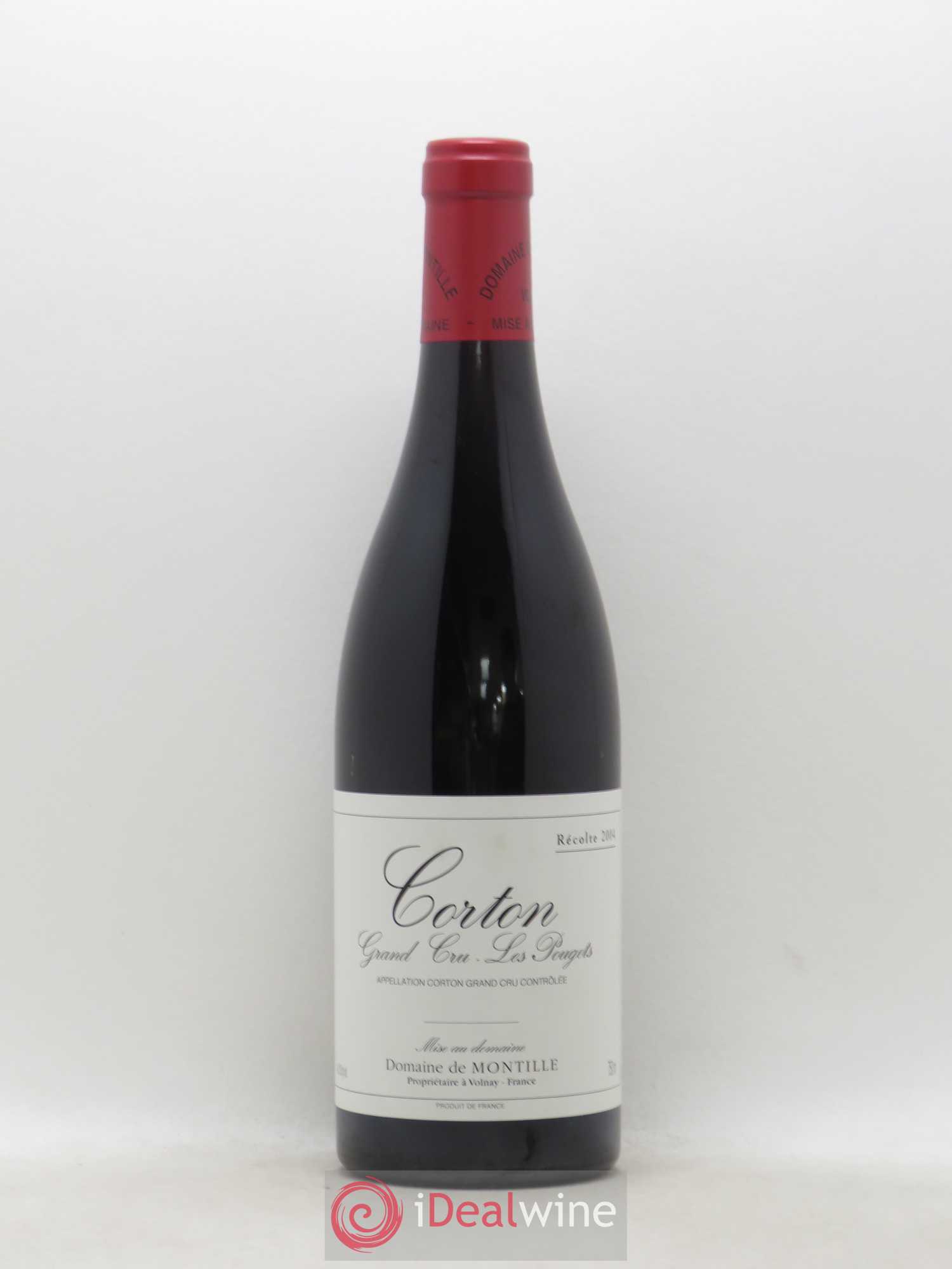 Corton Grand Cru Pougets De Montille (Domaine) 2004 - Lot de 1 bouteille - 0