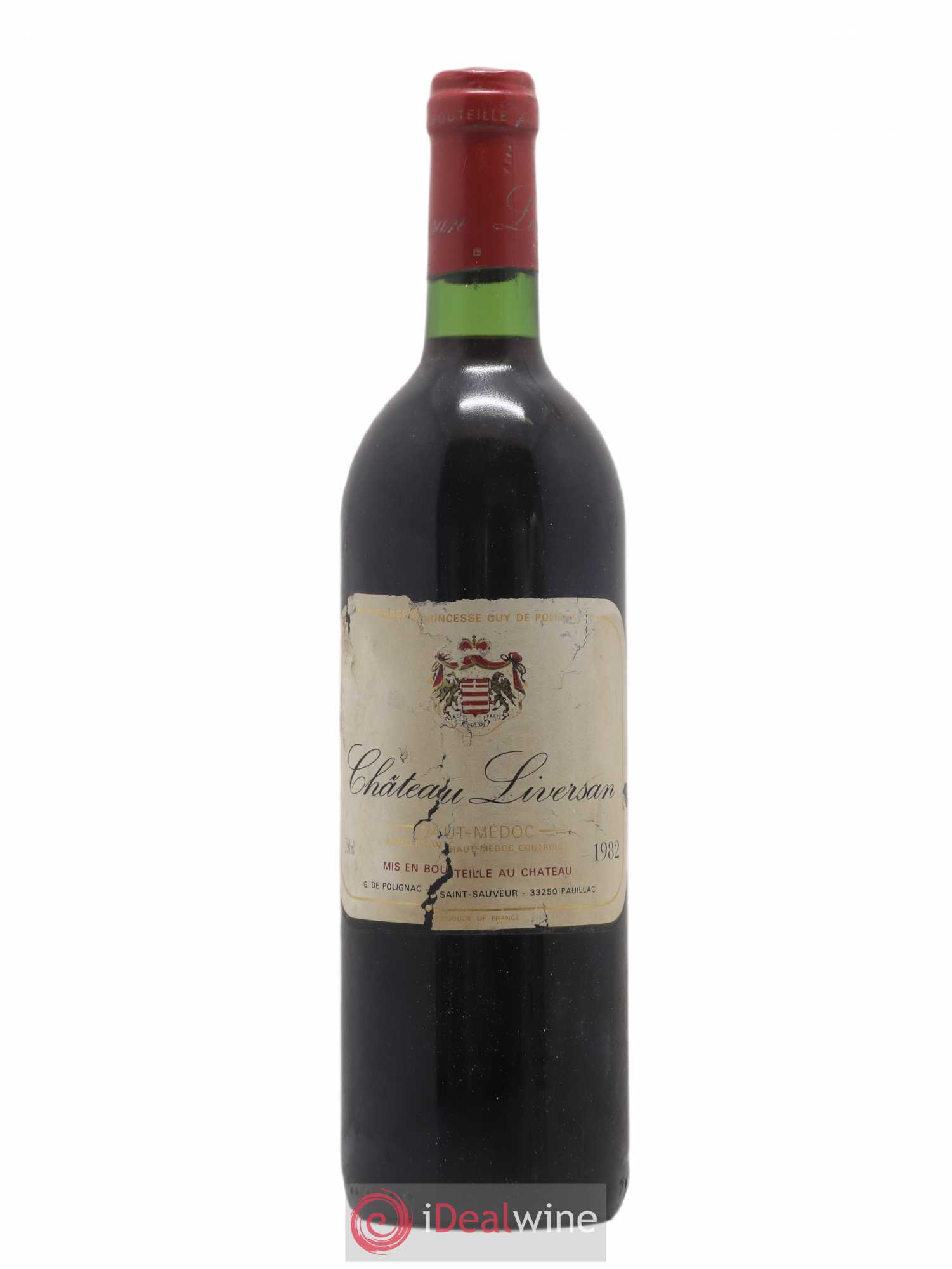 Château Liversan Cru Bourgeois 1982 - Lot de 1 bouteille - 0