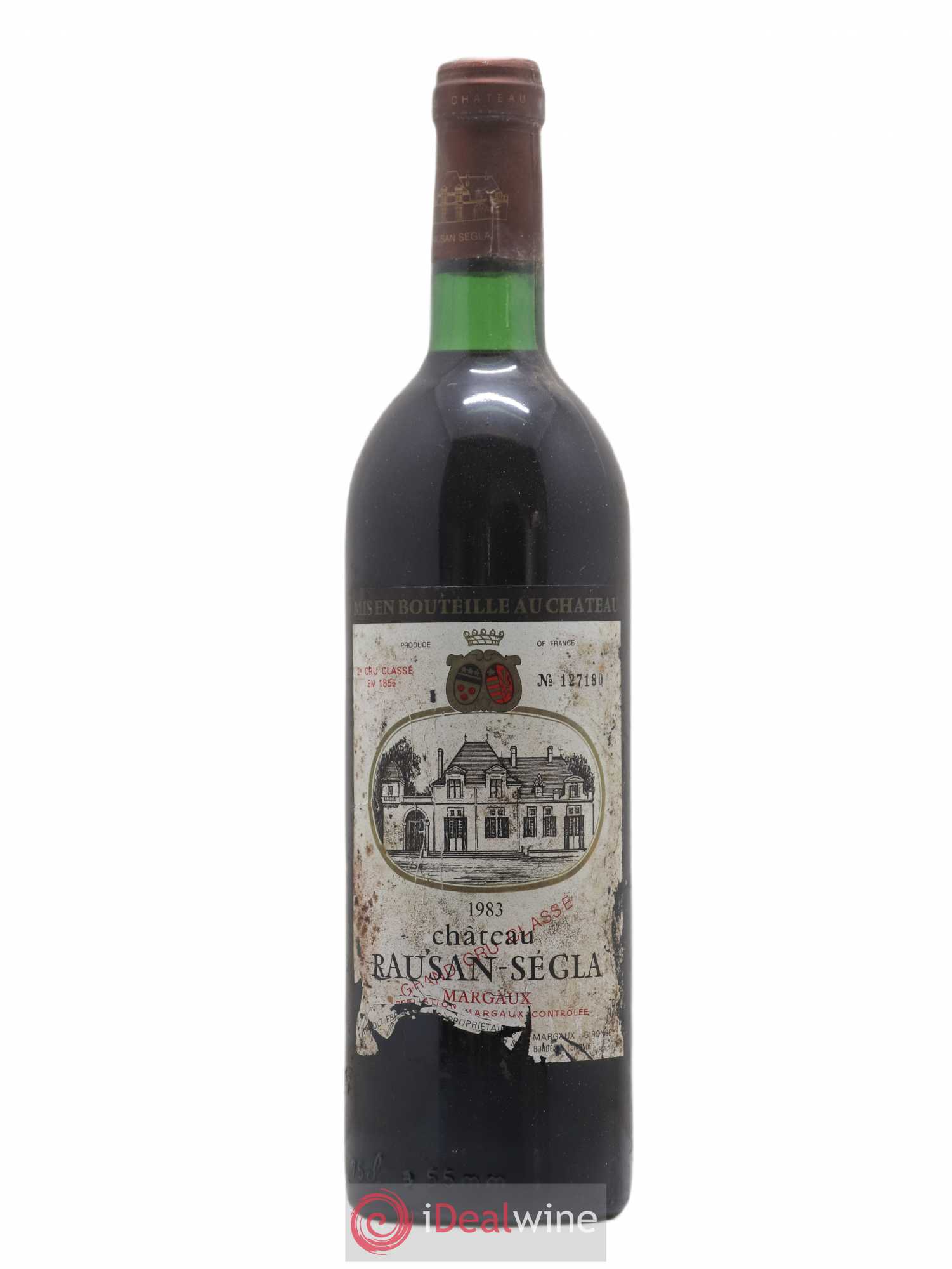 Château Rauzan Ségla Grand Cru Classé 1983 - Lot de 1 bouteille - 0