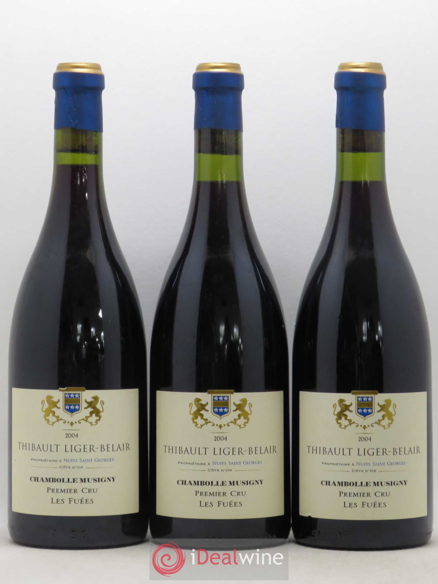 Chambolle-Musigny 1er Cru Les Fuées Thibault Liger-Belair 2004 - Lot de 3 bouteilles - 0
