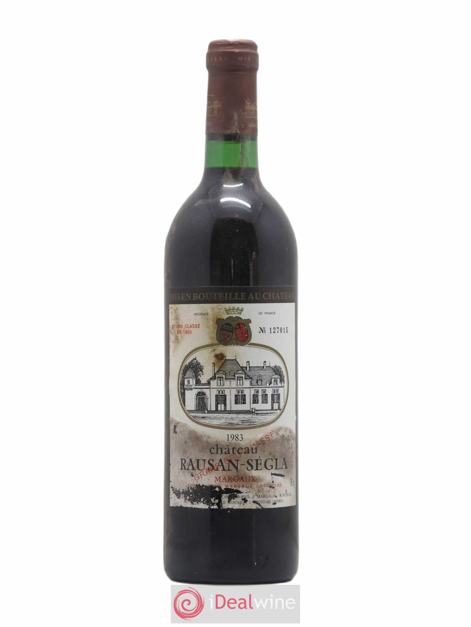 Château Rauzan Ségla Grand Cru Classé 1983 - Lot de 1 bouteille - 0