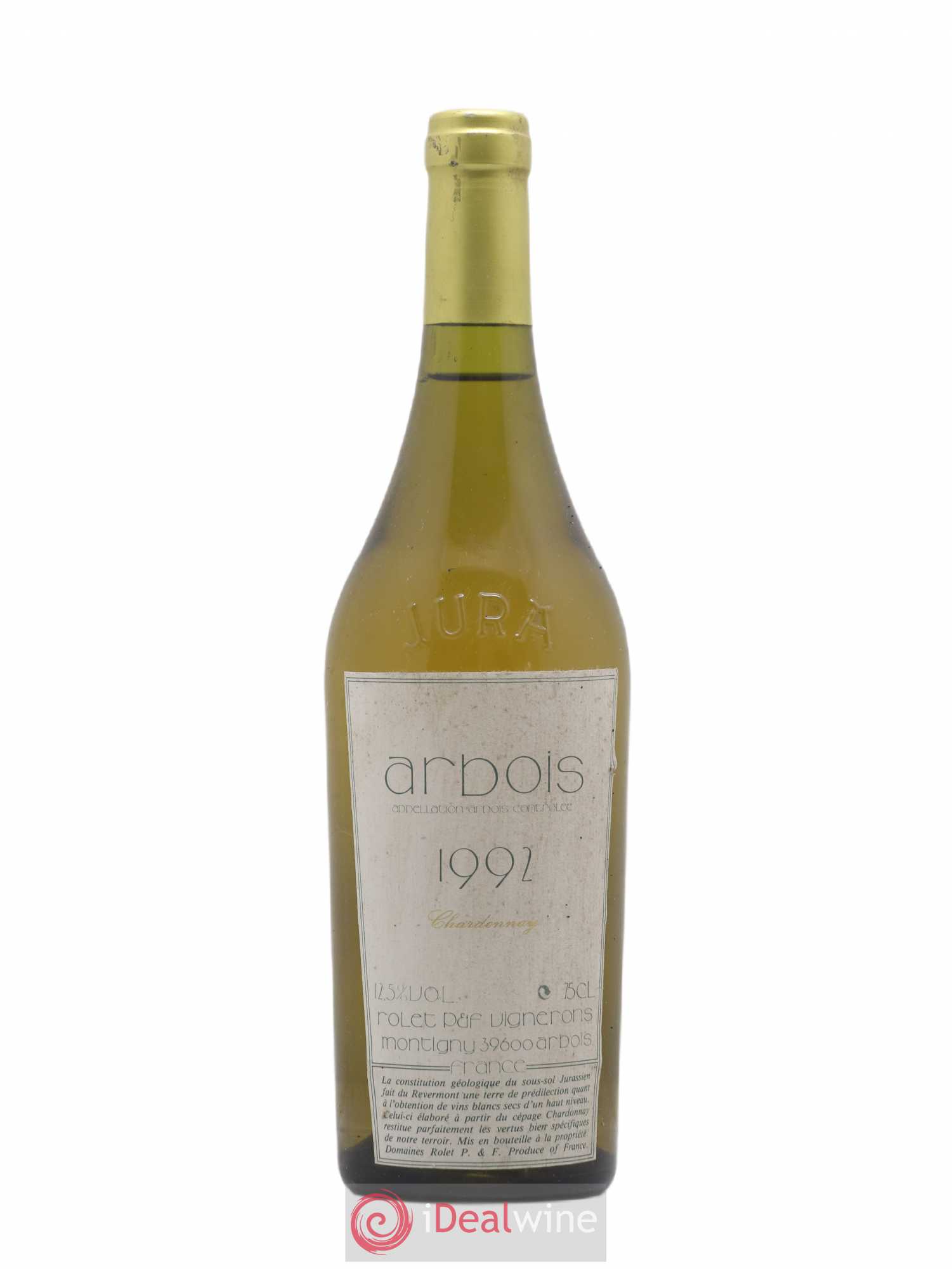 Arbois Chardonnay Domaine Rolet 1992 - Lot de 1 bouteille - 0