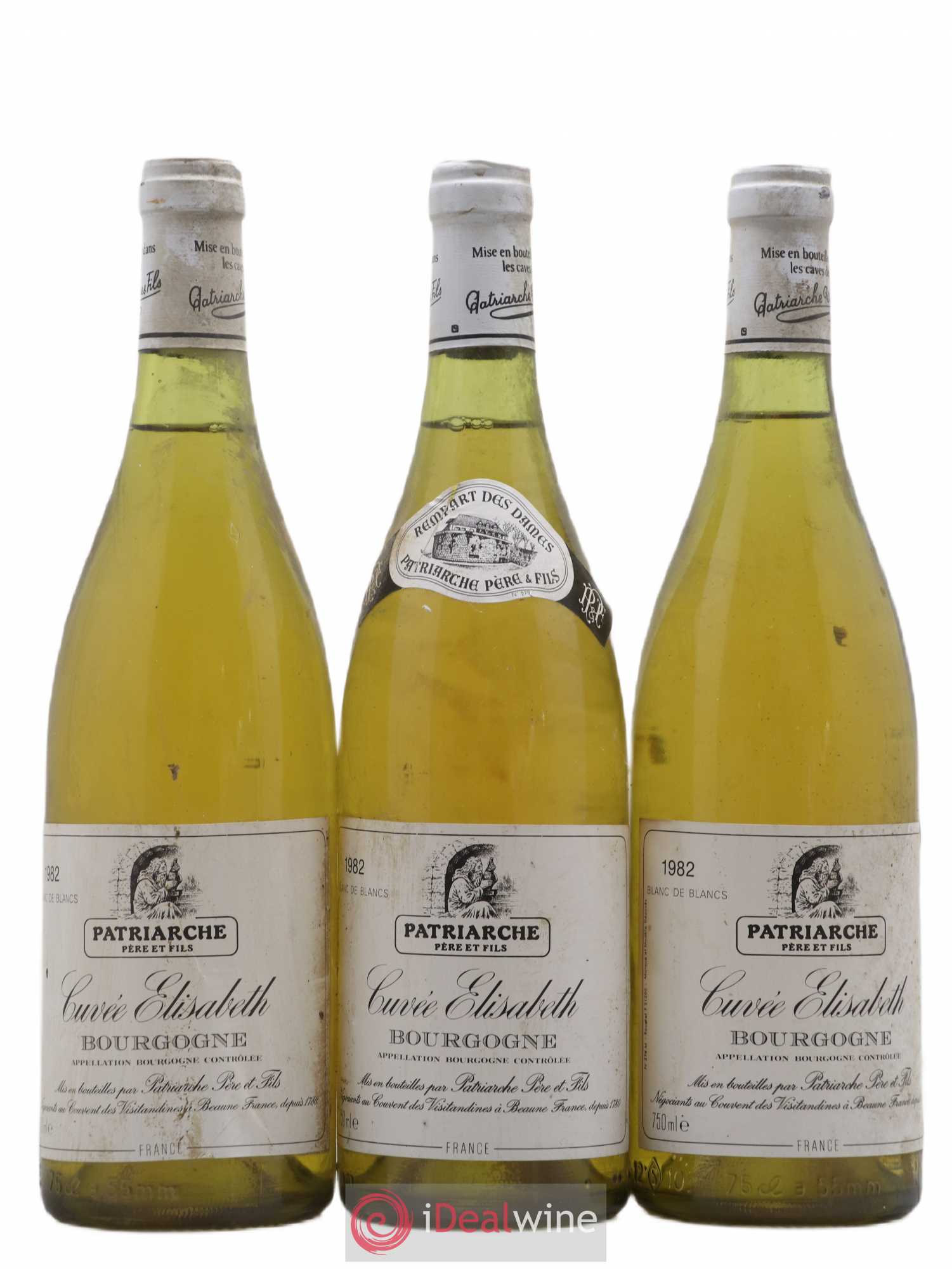 Bourgogne Cuvee Elizabeth Domaine Patriarche 1982 - Posten von 3 Flaschen - 0