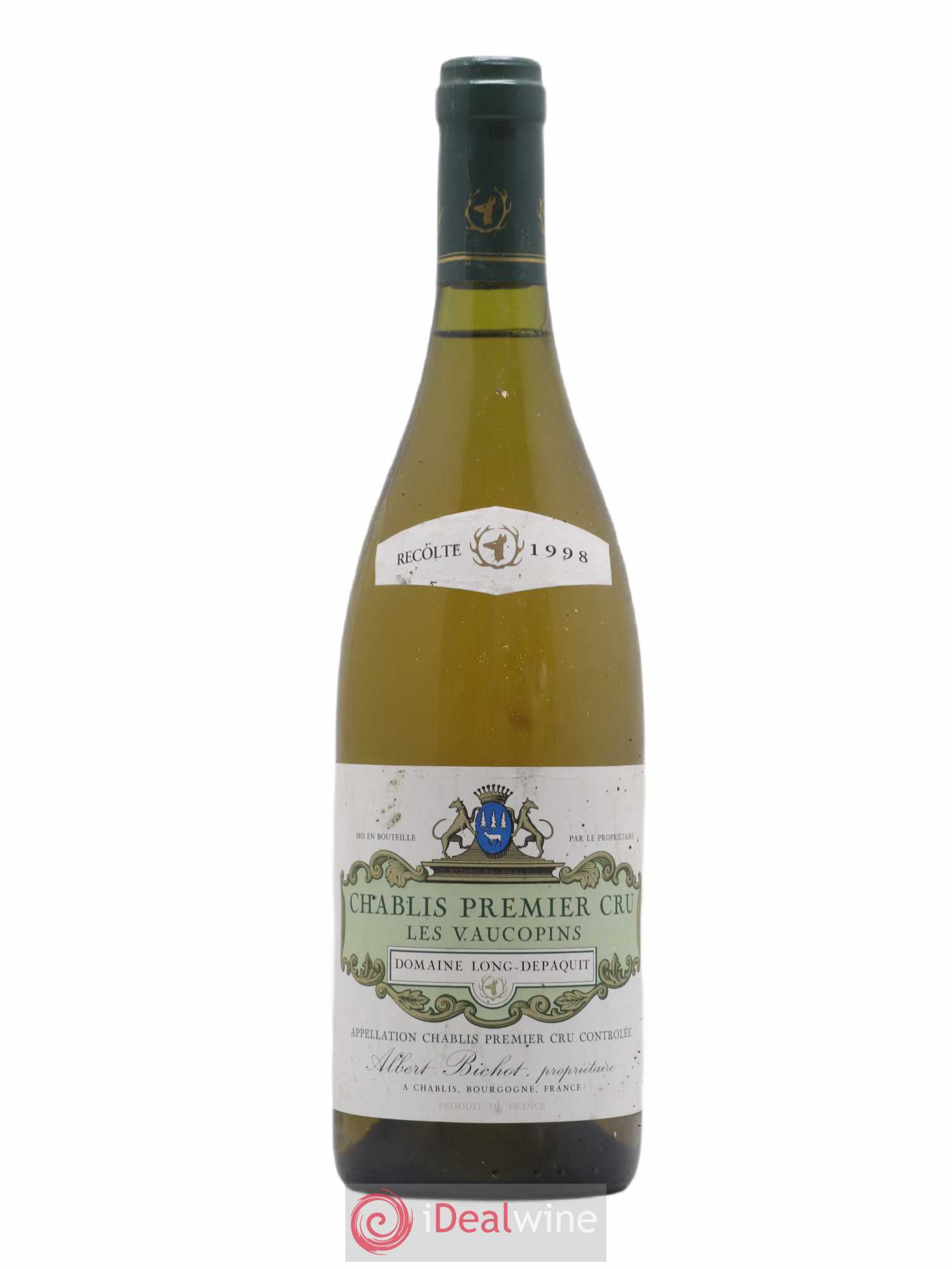 Chablis 1er Cru Vaucopin Long Depaquit - Albert Bichot (Domaine) 1998 - Lot de 1 bouteille - 0