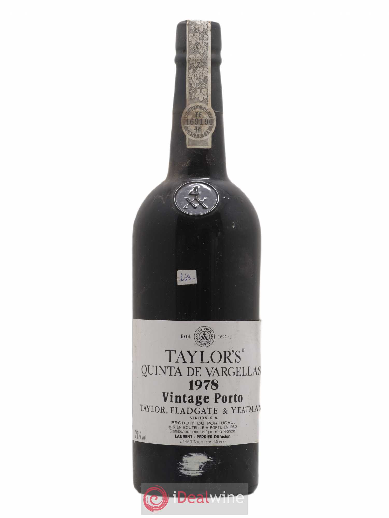 Porto Taylor - Quinta de Vargellas Vintage 1978 - Lot de 1 bouteille - 0