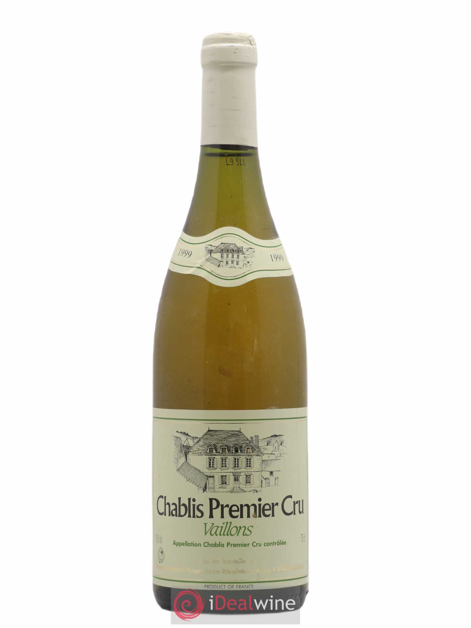 Chablis 1er Cru Vaillons Domaine Barat 1999 - Posten von 1 Flasche - 0
