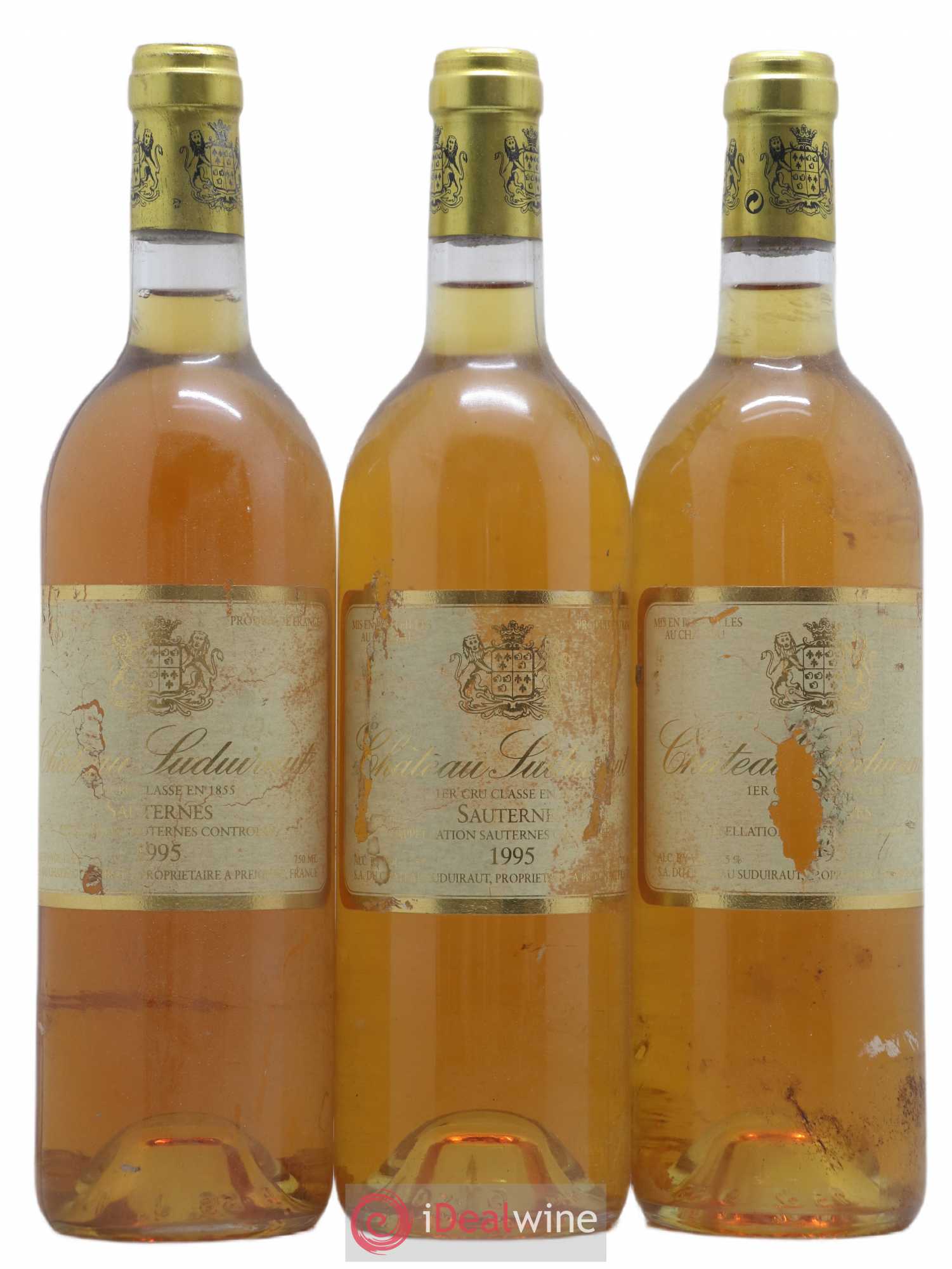 Château Suduiraut 1er Grand Cru Classé 1995 - Lotto di 3 bottiglie - 0