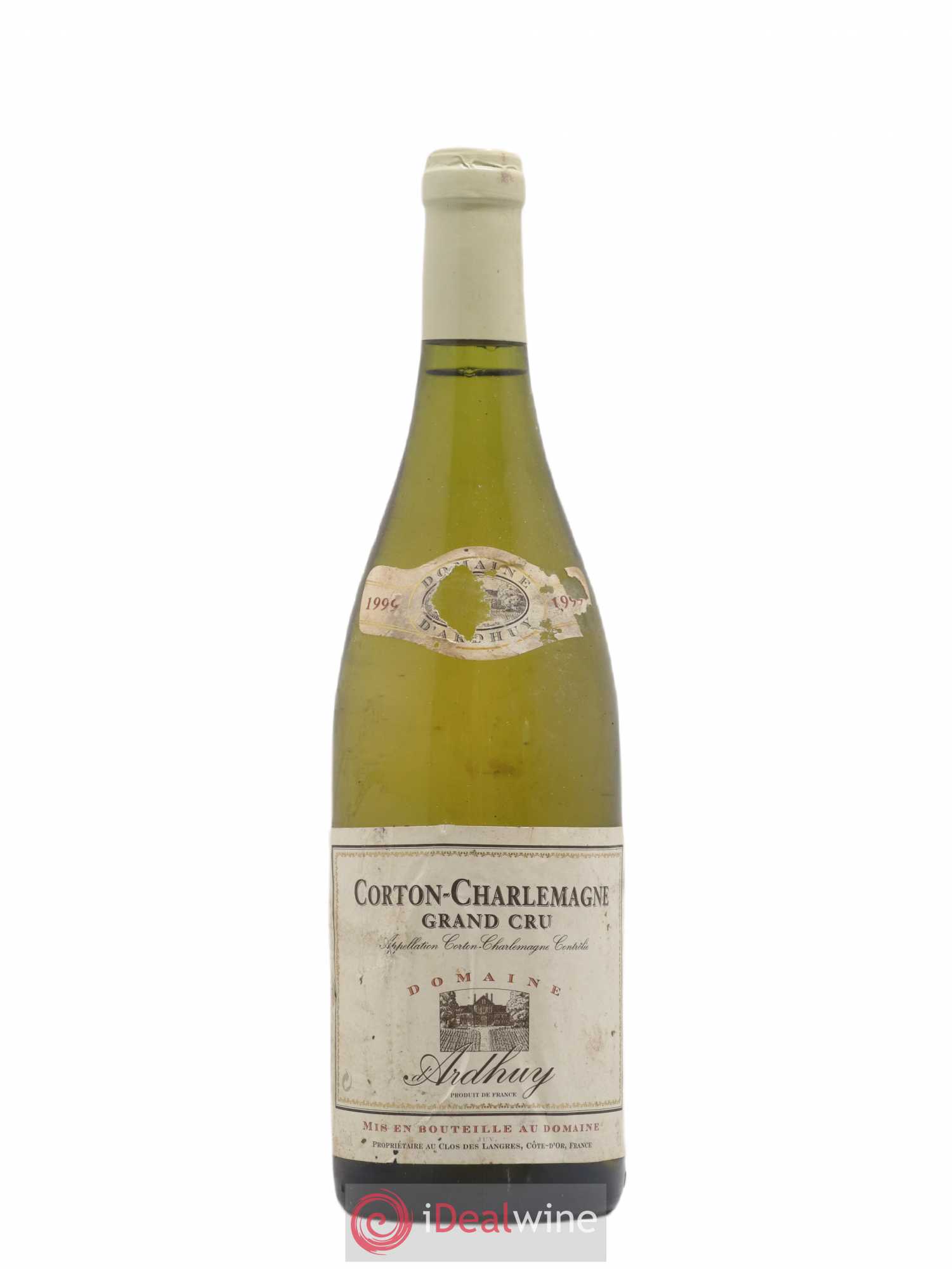 Corton-Charlemagne Grand Cru Domaine d'Ardhuy 1999 - Lot de 1 bouteille - 0