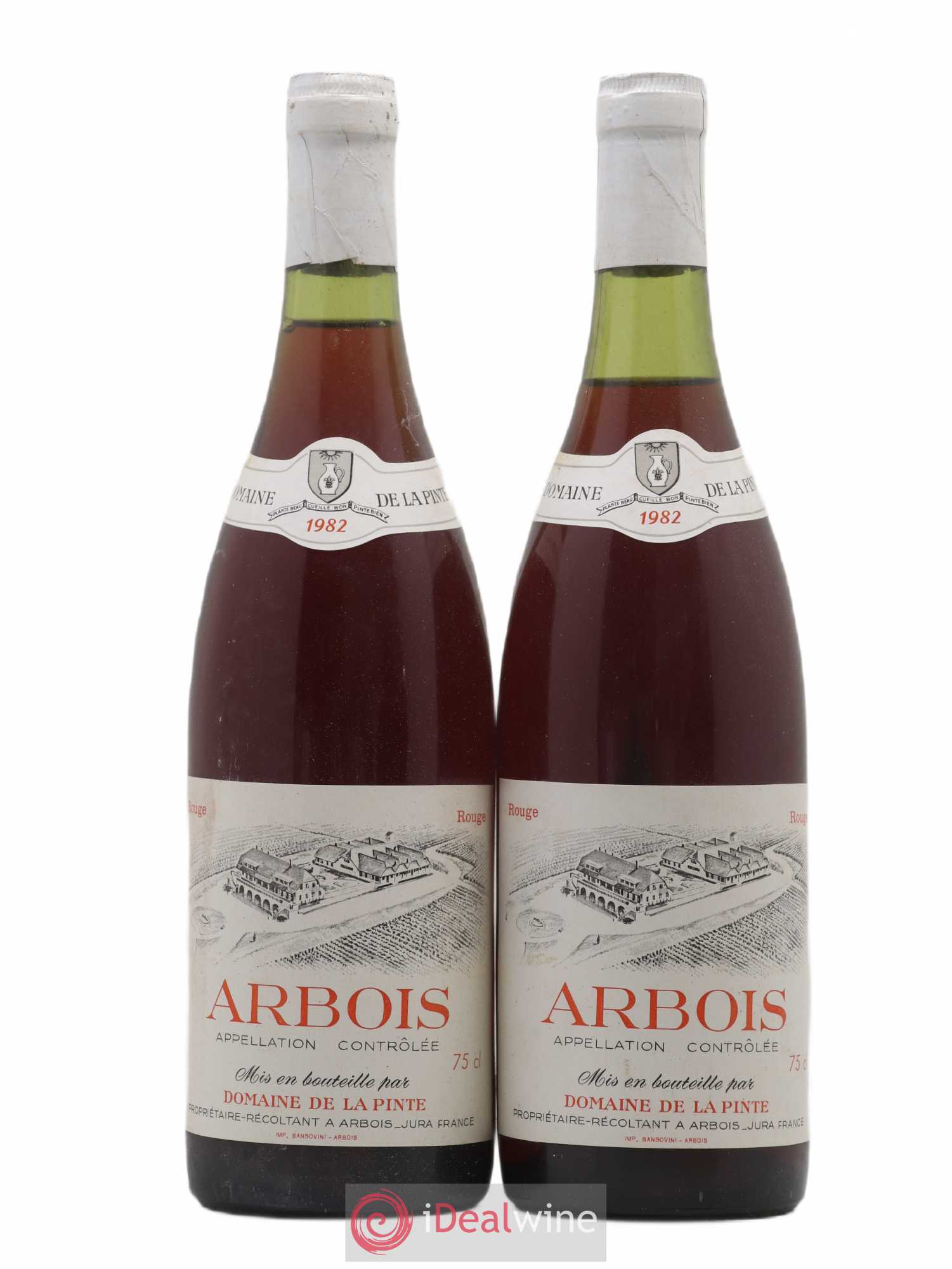 Arbois Domaine De La Pinte 1982 - Lot de 2 bouteilles - 0
