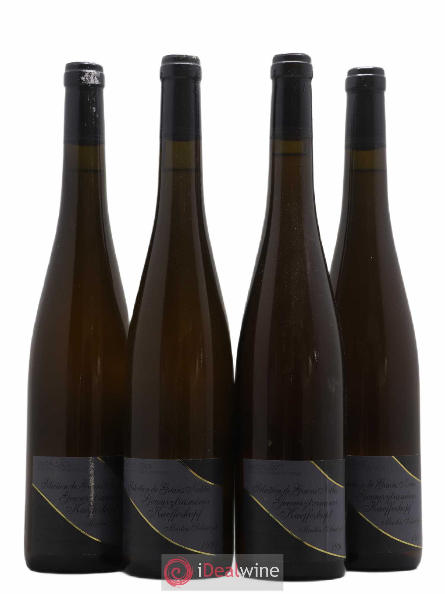 Gewurztraminer Sélection de Grains Nobles Kaefferkopf Martin Schaetzel 1990 - Lotto di 4 bottiglie - 0