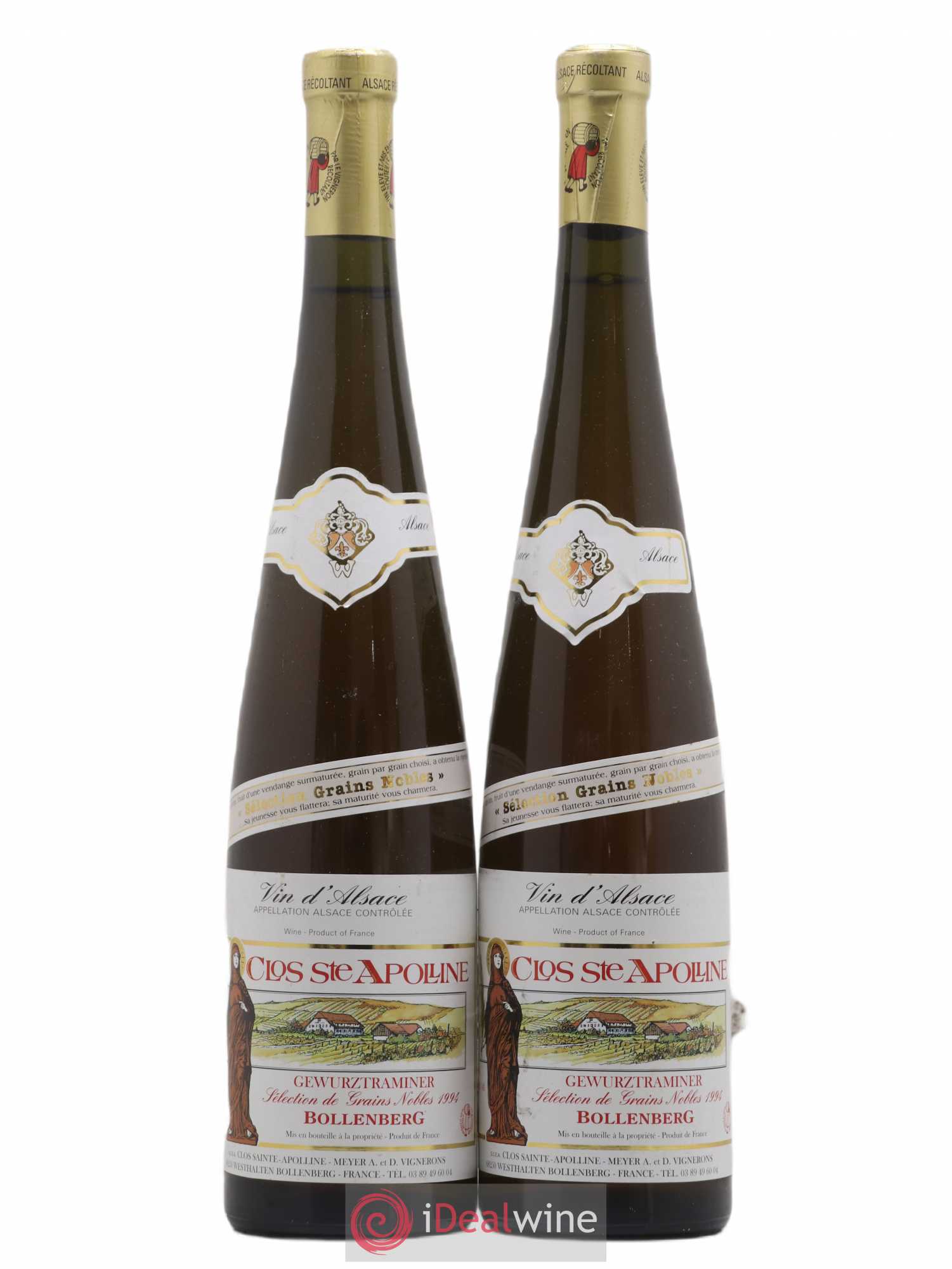 Gewurztraminer Sélection de Grains Nobles Bollenberg Clos Sainte Apolline 1994 - Lotto di 2 bottiglie - 0