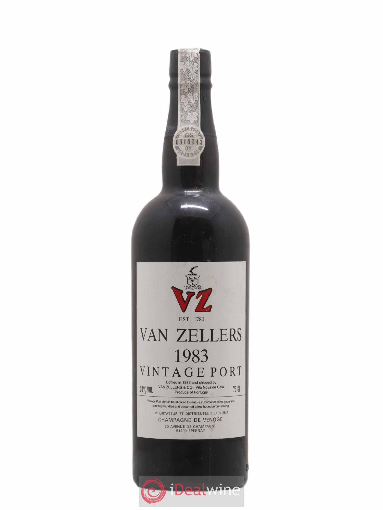 Porto Van Zellers Vintage Port 1983 - Posten von 1 Flasche - 0