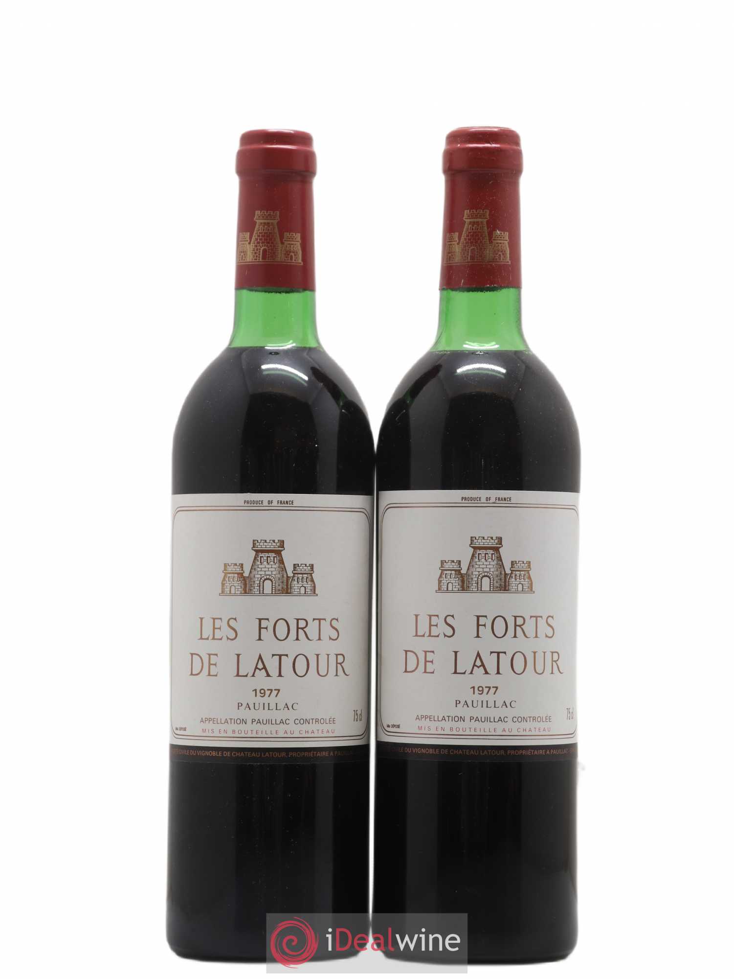 Les Forts de Latour Second Vin 1977 - Lot de 2 bouteilles - 0