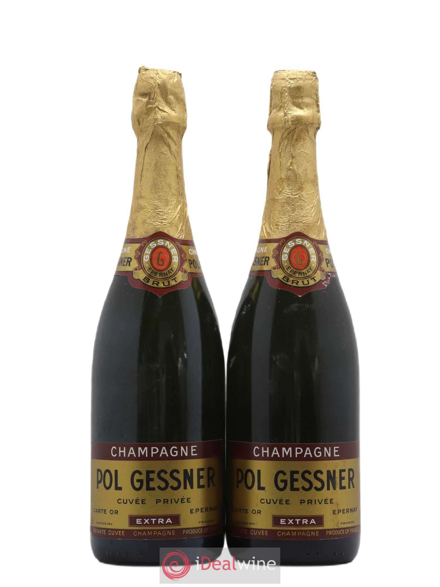 Champagne Pol Gessner Cuvée privée Extra - Posten von 2 Flaschen - 0