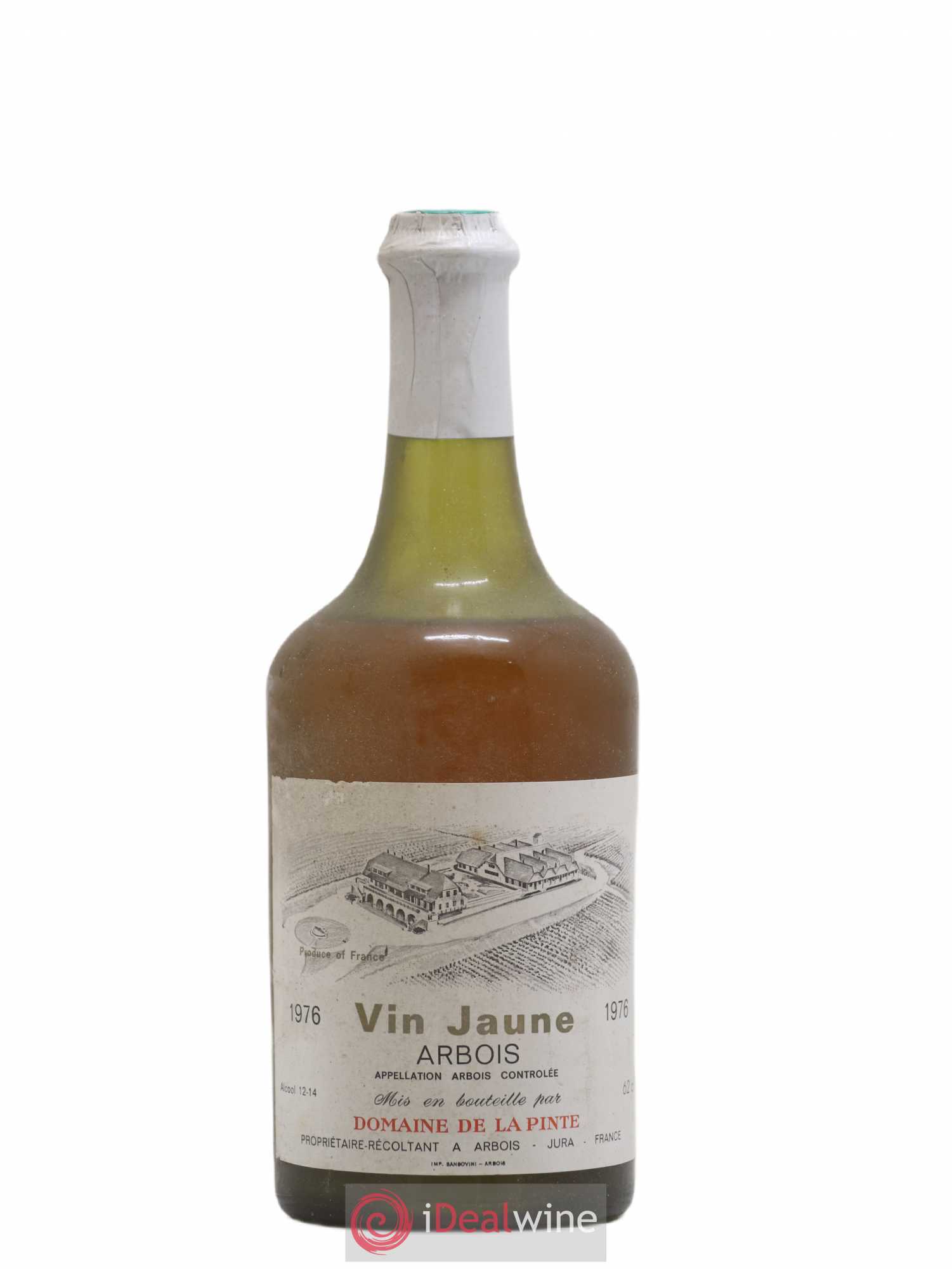 Arbois Vin Jaune Domaine de la Pinte 1976 - Lot de 1 bouteille - 0