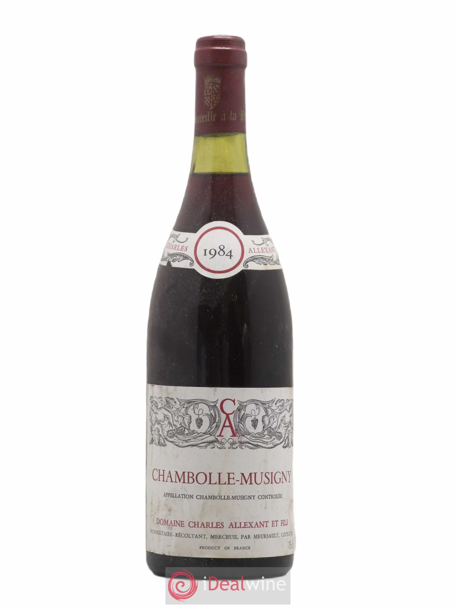 Chambolle-Musigny Domaine Charles Allexant 1984 - Posten von 1 Flasche - 0