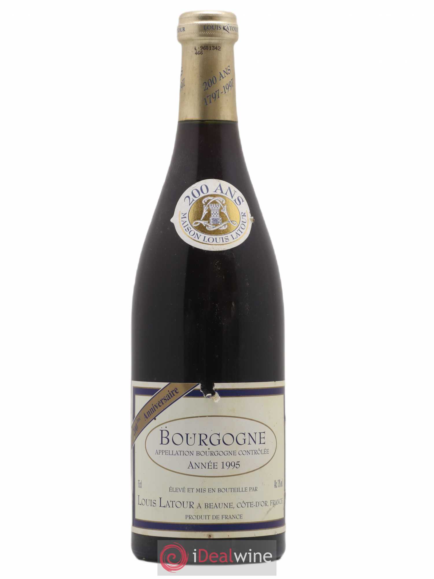 Bourgogne Louis Latour 1995 - Lot de 1 bouteille - 0