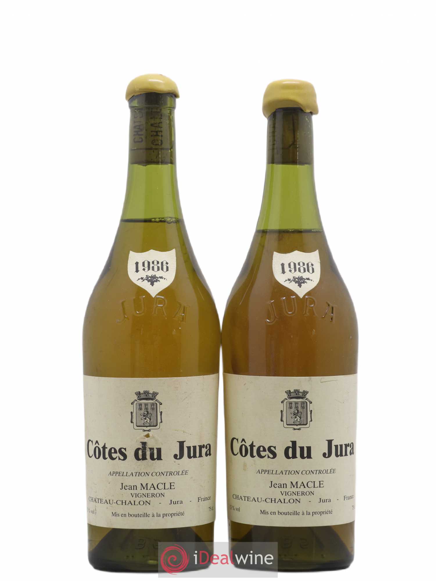Côtes du Jura Jean Macle 1986 - Lot de 2 bouteilles - 0
