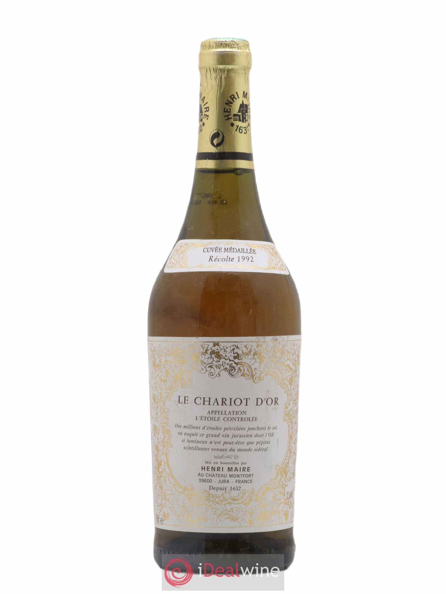 L'Etoile Château l'Etoile Le Chariot d'Or Henri Maire 1992 - Posten von 1 Flasche - 0