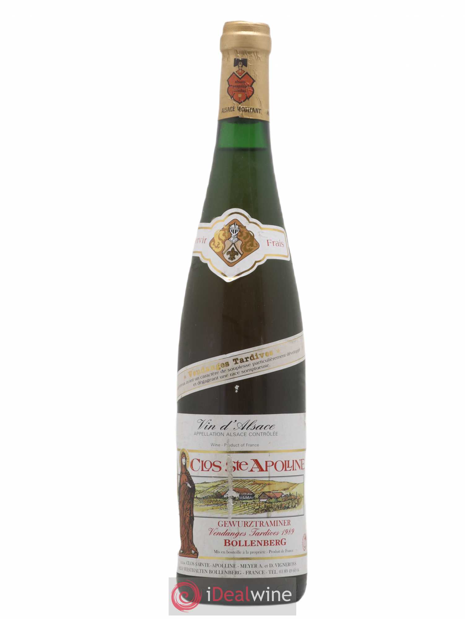 Gewurztraminer Vendanges Tardives Clos Saint Apolline Bollenberg 1989 - Lotto di 1 bottiglia - 0