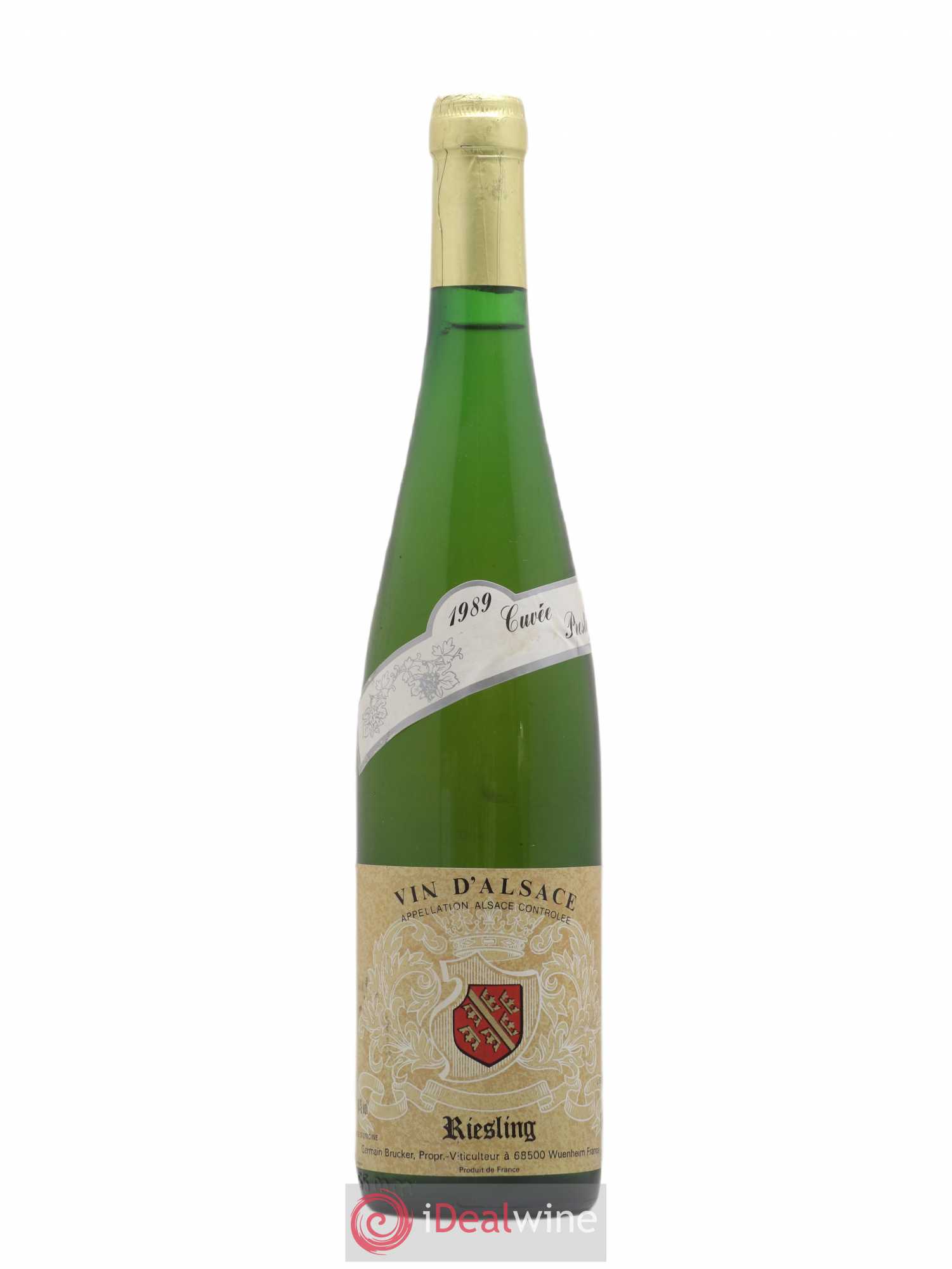 Riesling Germain Brucker 1989 - Posten von 1 Flasche - 0