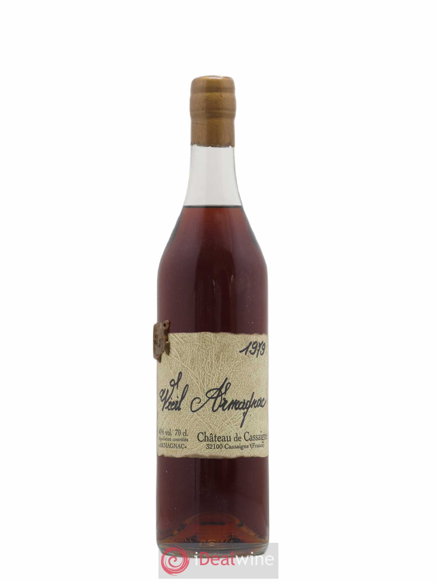 Armagnac Vieil Armagnac Château de Cassaigne 1979 - Posten von 1 Flasche - 0