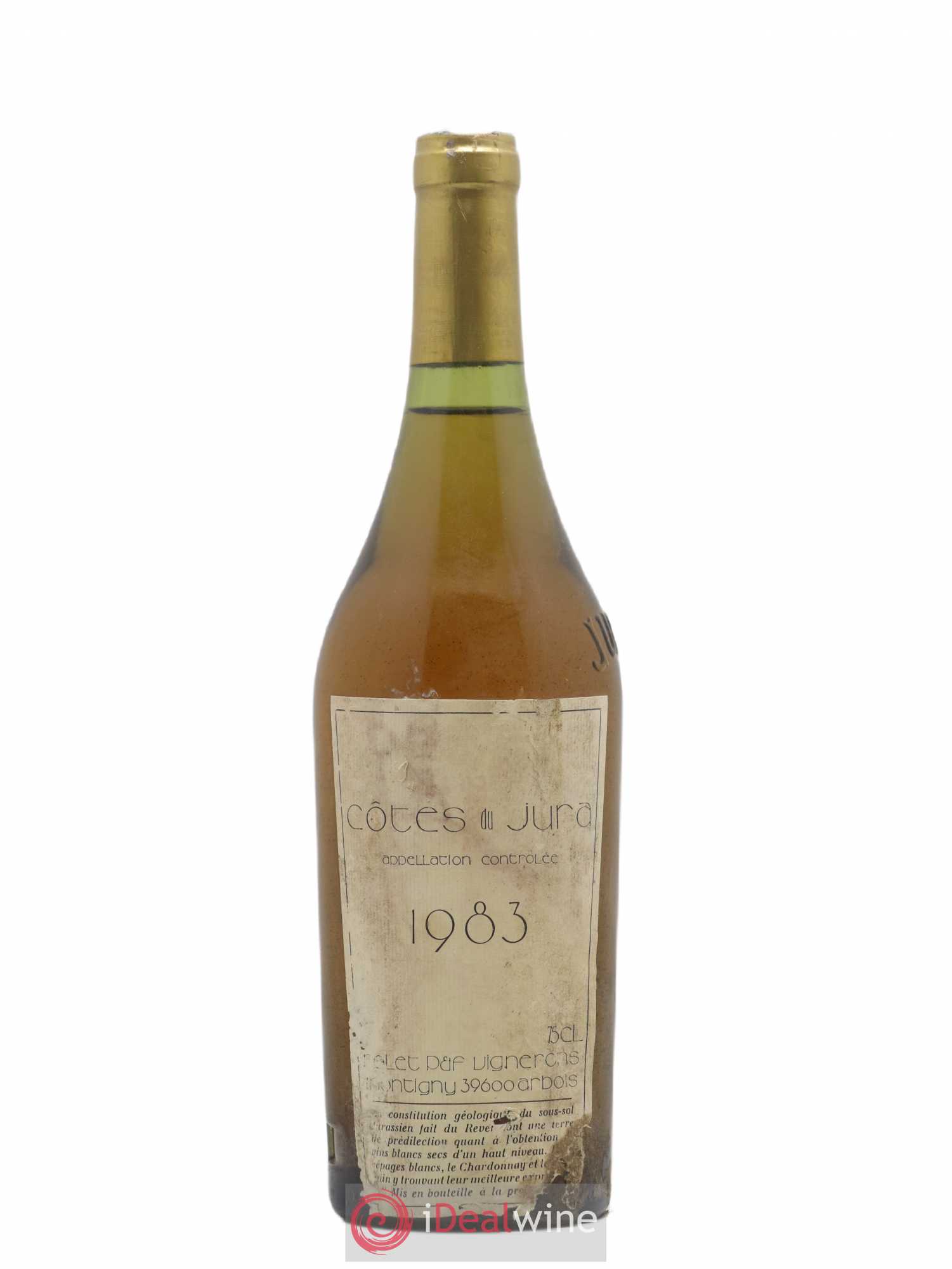 Côtes du Jura Rolet 1983 - Lot de 1 bouteille - 0