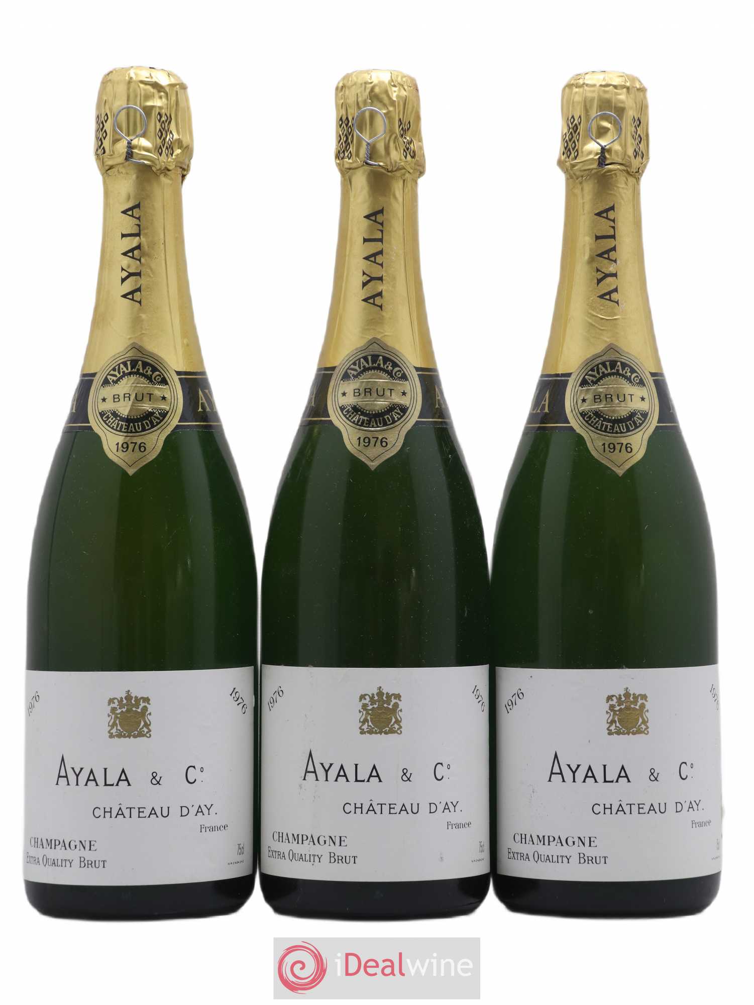 Champagne Ayala 1976 - Lot de 3 bouteilles - 0