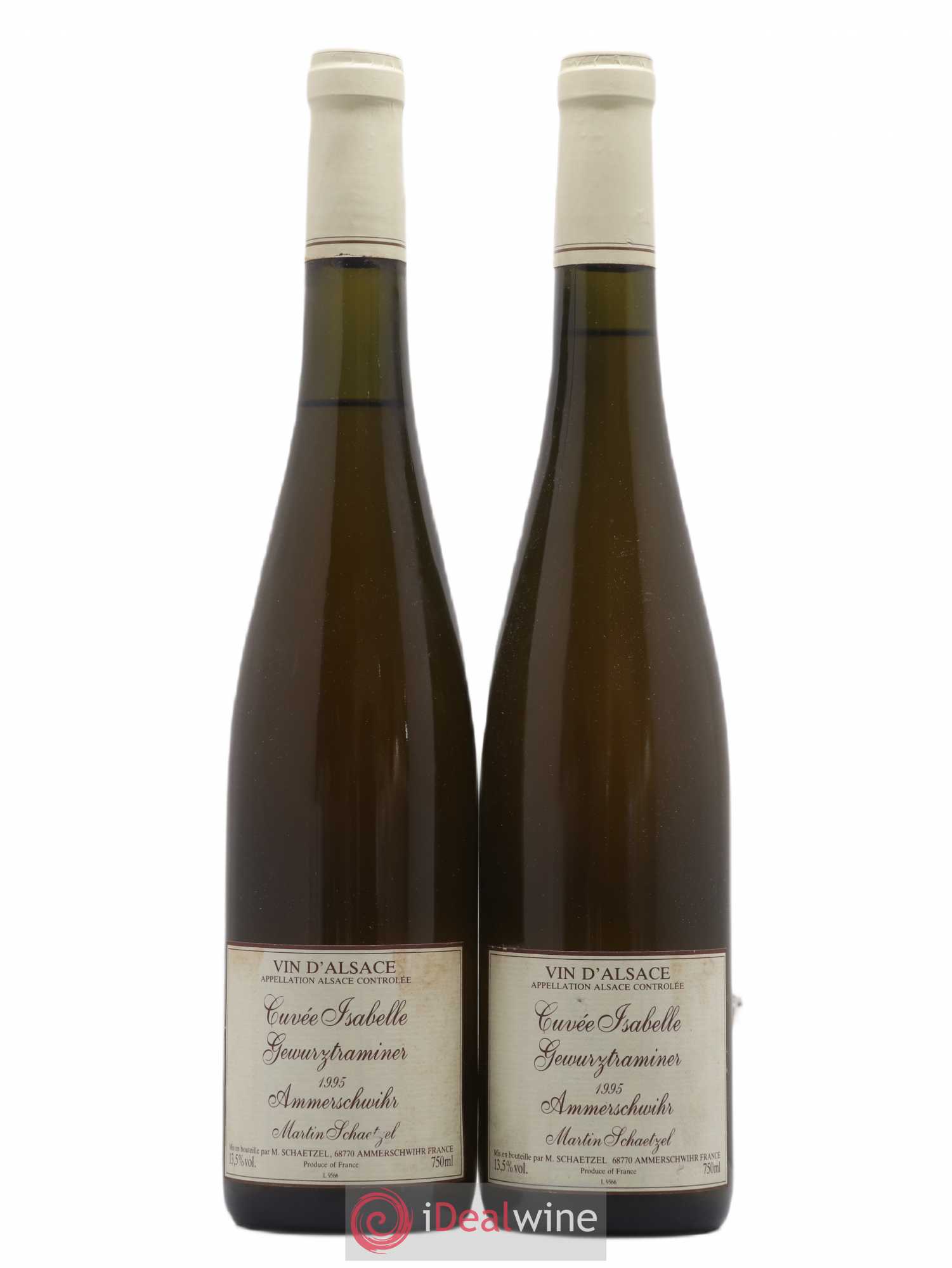 Gewurztraminer Cuvee Isabelle Ammerschuihr Martin Schaetzel 1995 - Posten von 2 Flaschen - 0