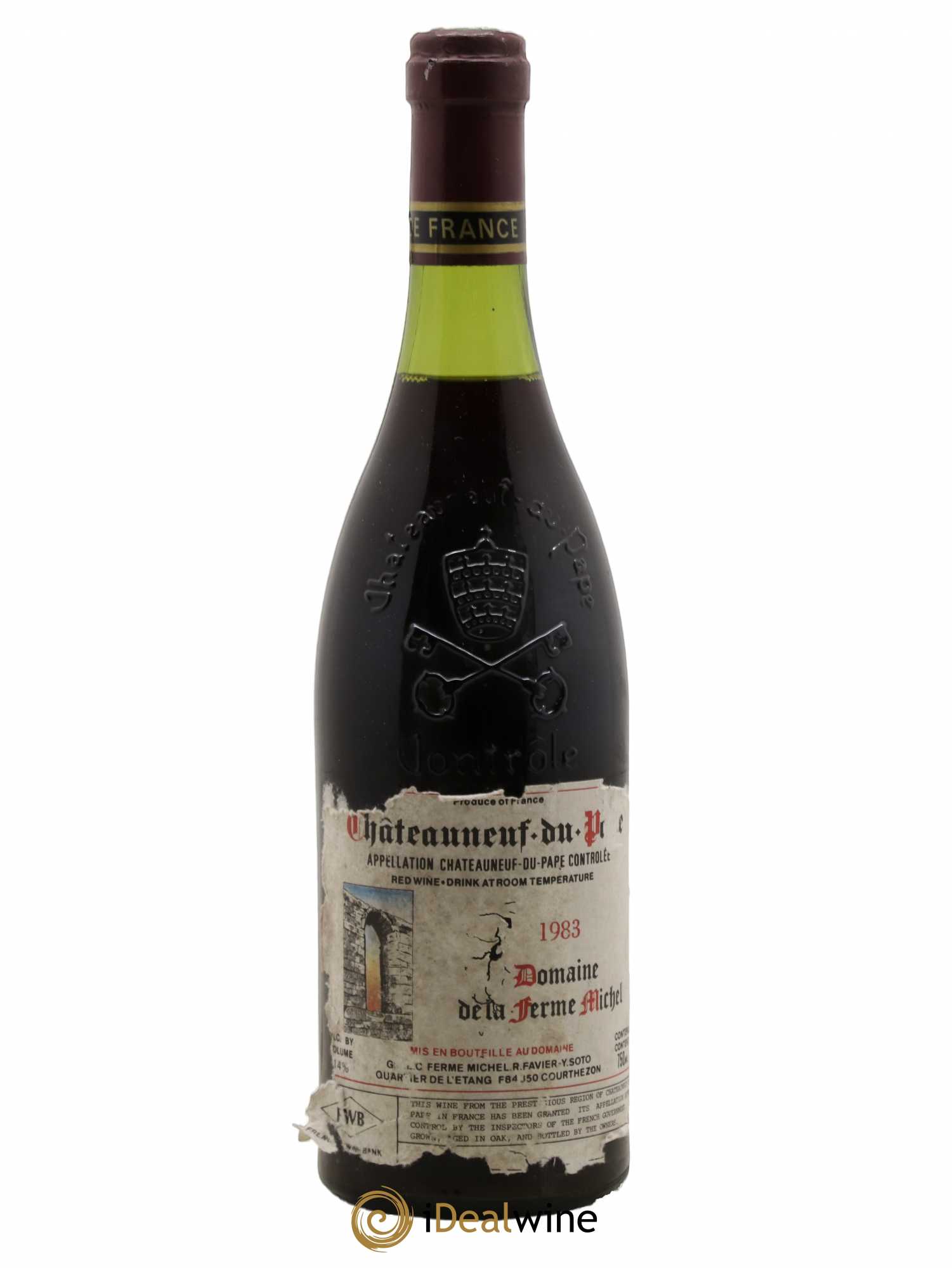Châteauneuf-du-Pape Domaine De La Ferme Michel 1983 - Lot of 1 bottle - 0