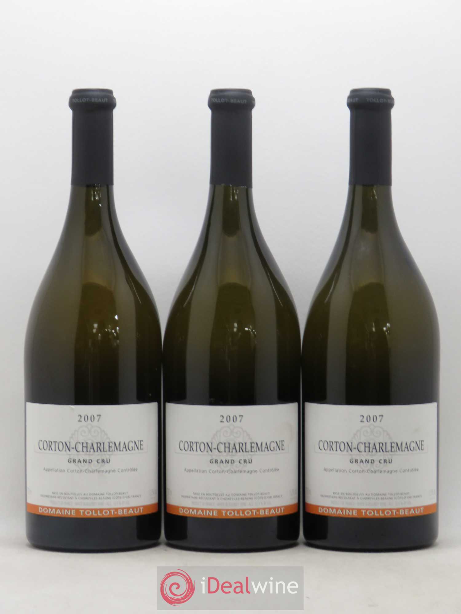 Corton-Charlemagne Grand Cru Tollot Beaut (Domaine) 2007 - Lot de 3 bouteilles - 0