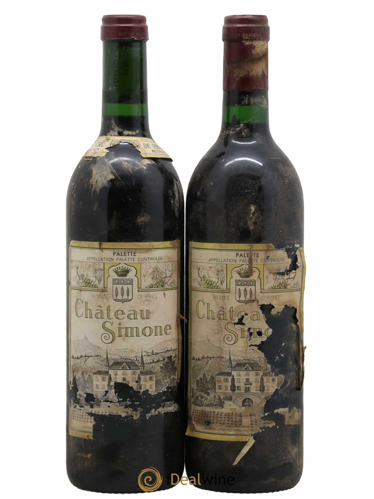 Palette Château Simone Famille Rougier Présumé 1988 (sans prix de réserve) 1988 - Posten von 2 Flaschen - 0