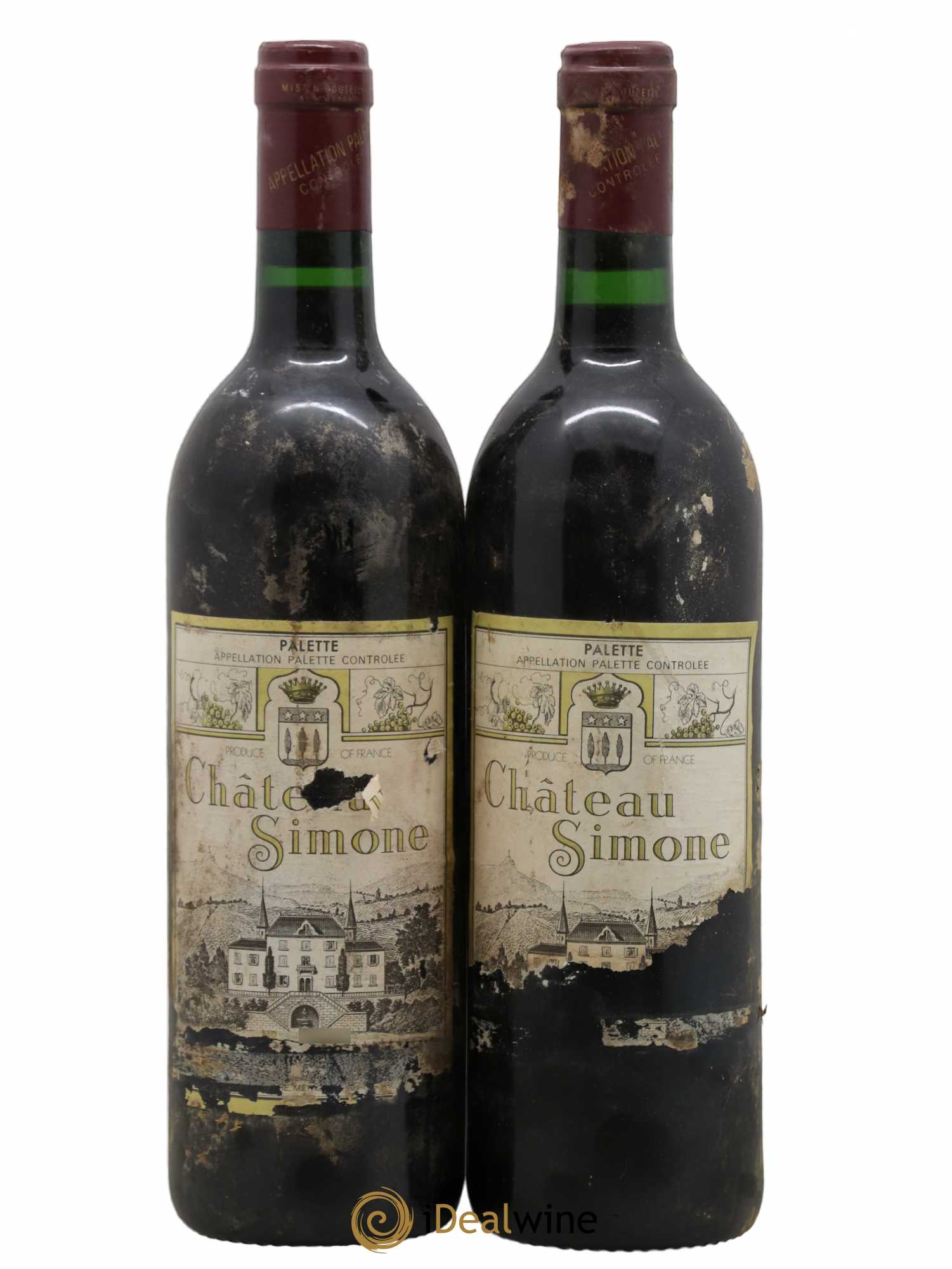 Palette Château Simone Famille Rougier Présumé 1988 (sans prix de réserve) 1988 - Posten von 2 Flaschen - 0