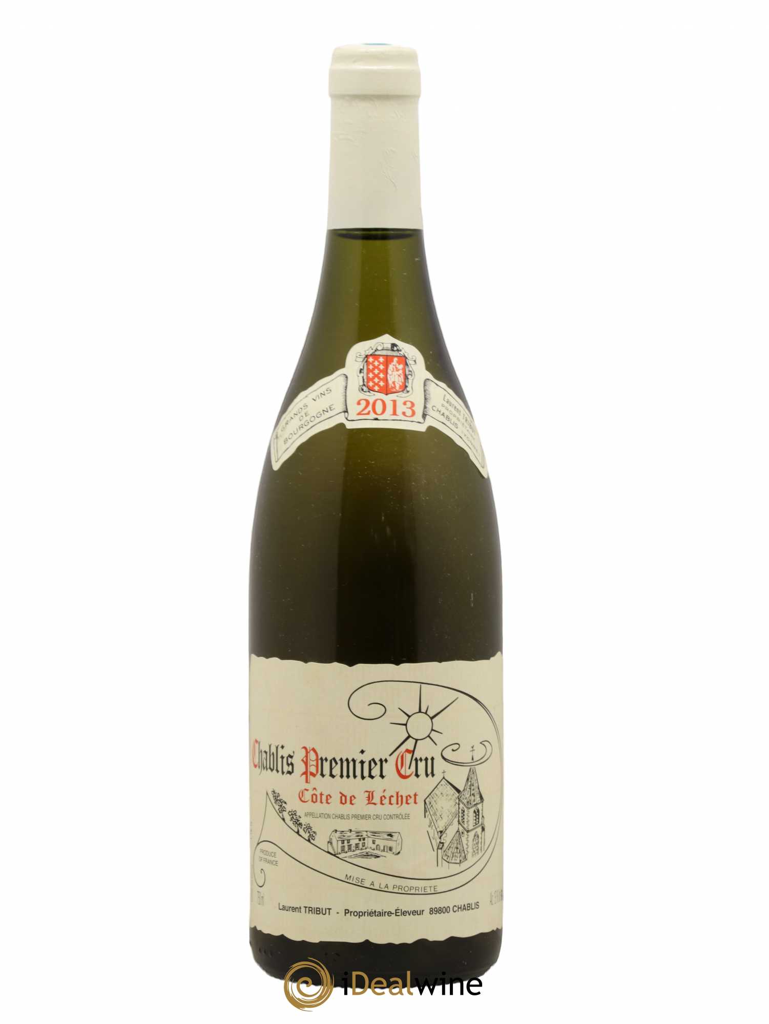 Chablis 1er Cru Côte de Lechet Laurent Tribut 2013 - Lot de 1 bouteille - 0