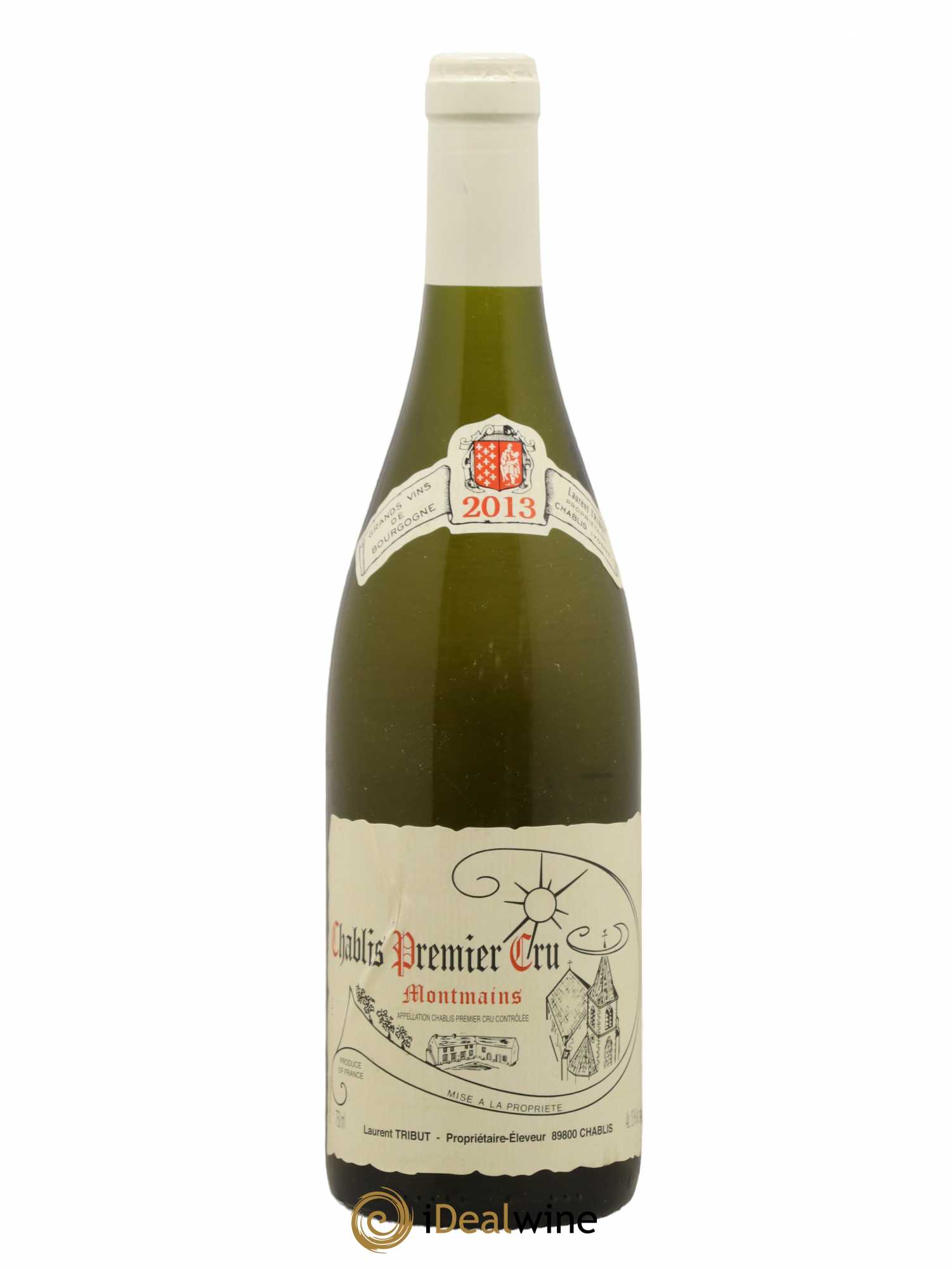 Chablis 1er Cru Montmains Laurent Tribut 2013 - Lot de 1 bouteille - 0