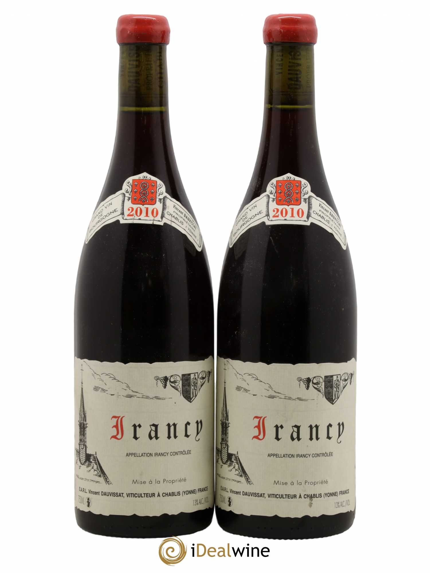 Irancy Vincent Dauvissat (Domaine) 2010 - Lot de 2 bouteilles - 0